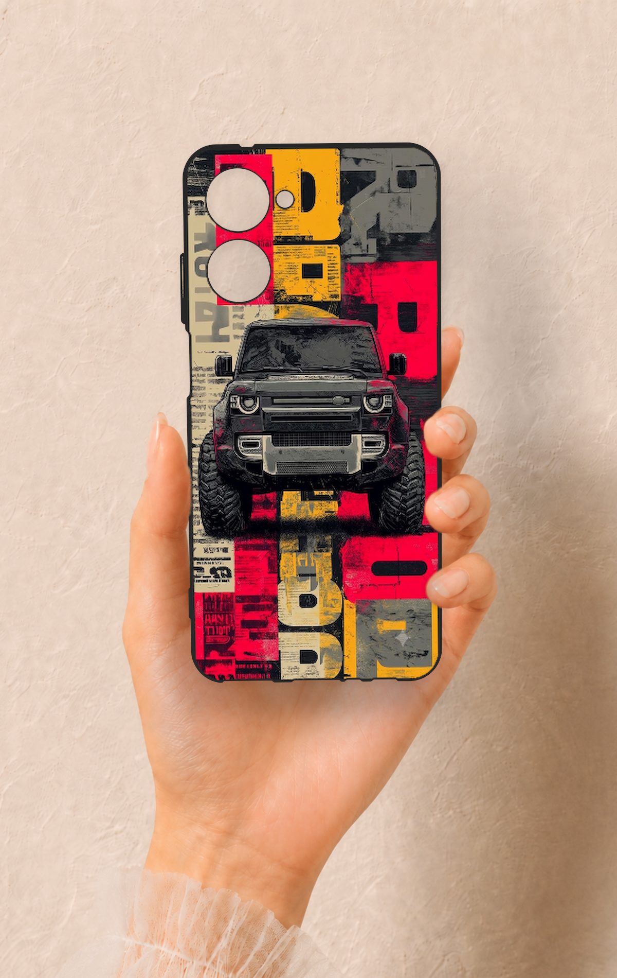 Realme 10 Uyumlu Defender Truck Desenli Silikon Kılıf