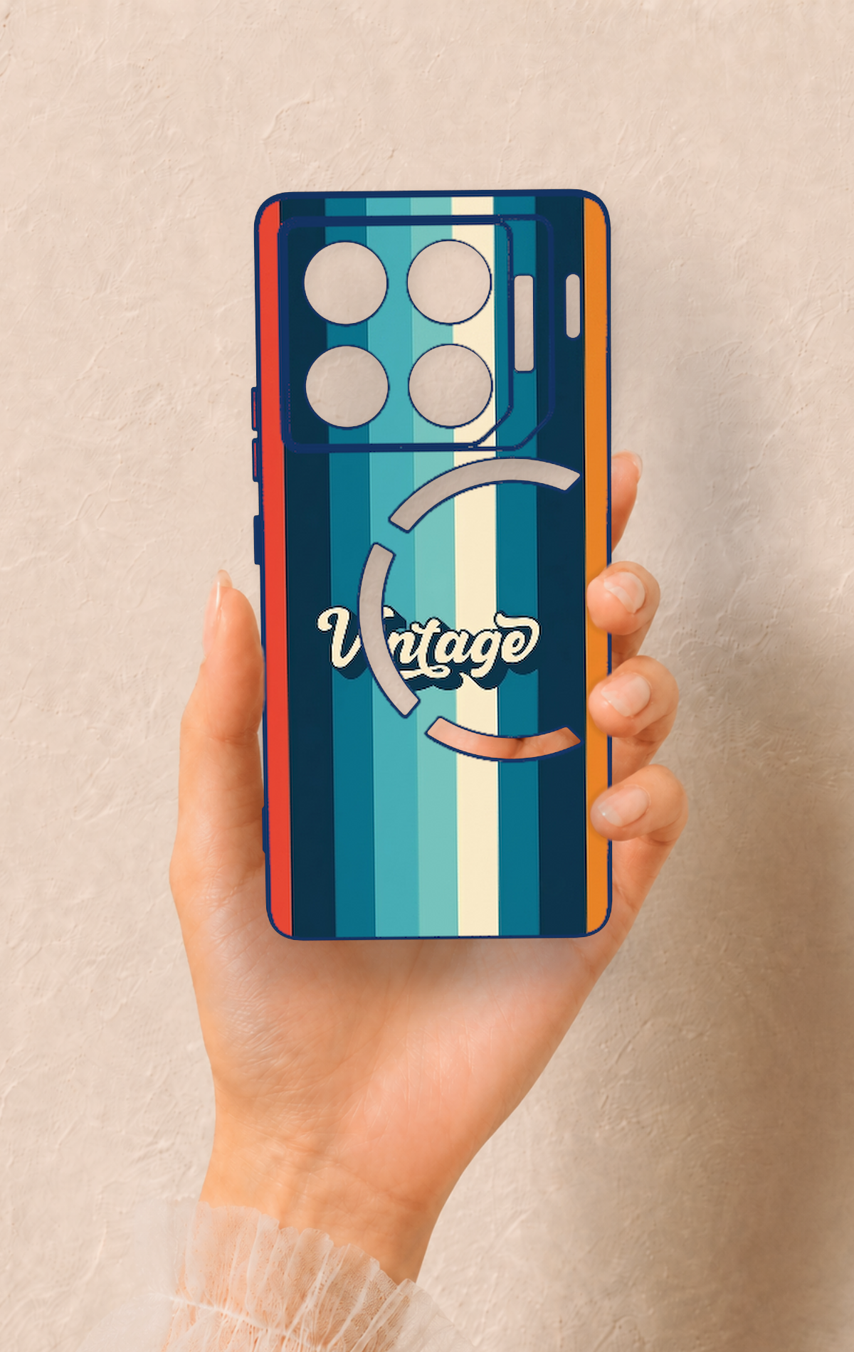 İnfinix Gt 20 Pro Uyumlu Vintage Desenli Silikon Kılıf