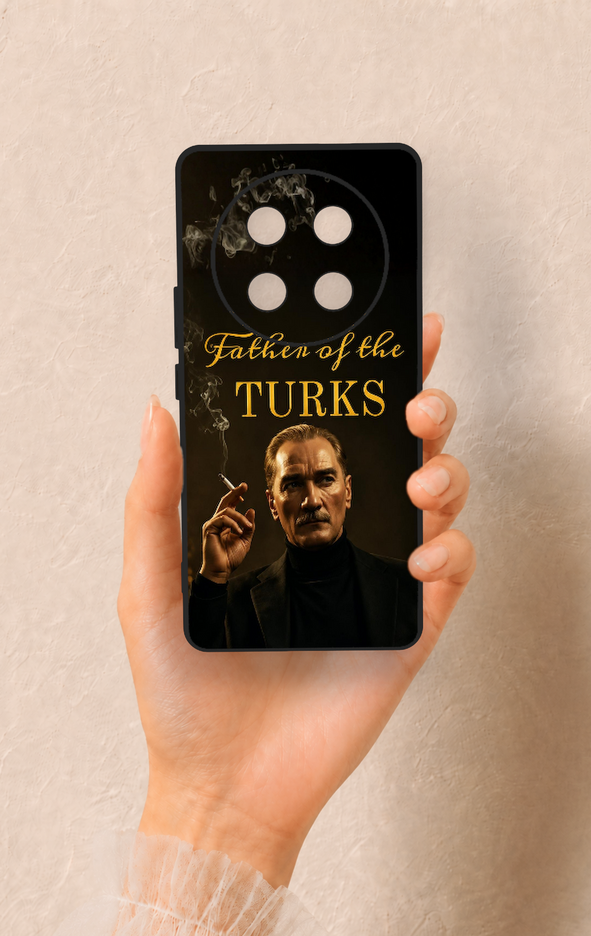 Honor Magic 7 Lite 5G Uyumlu Father Of The Turks Desenli Silikon Kılıf