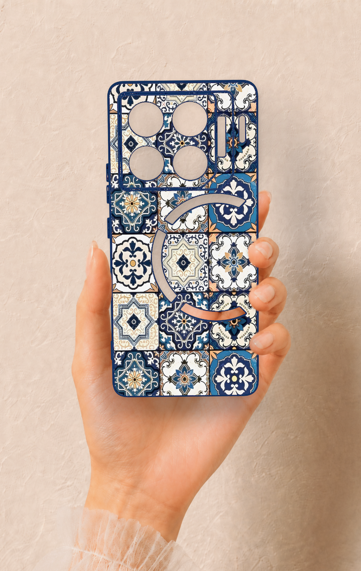 İnfinix Gt 20 Pro Uyumlu Mozaik Çini Desenli Silikon Kılıf
