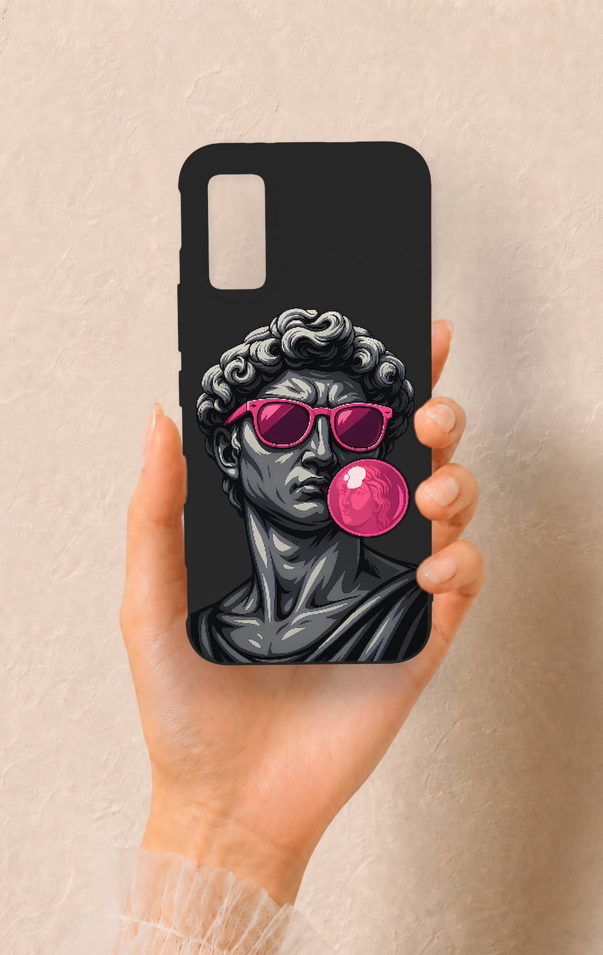 İnfinix Gt 30 Pro Uyumlu Pop David Desenli Silikon Kılıf