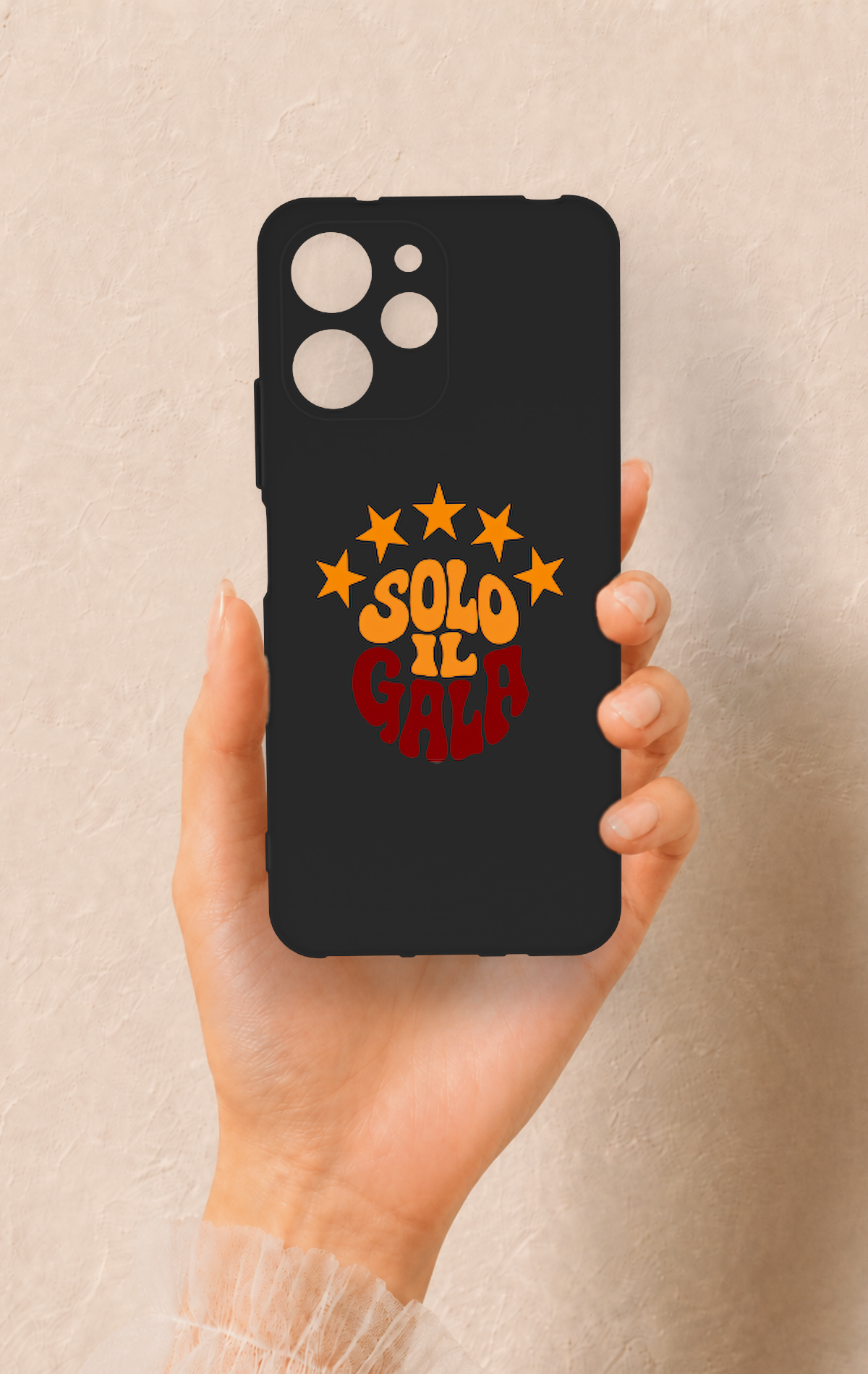 Redmi 12 Uyumlu Solo IL Gala Desenli Silikon Kılıf