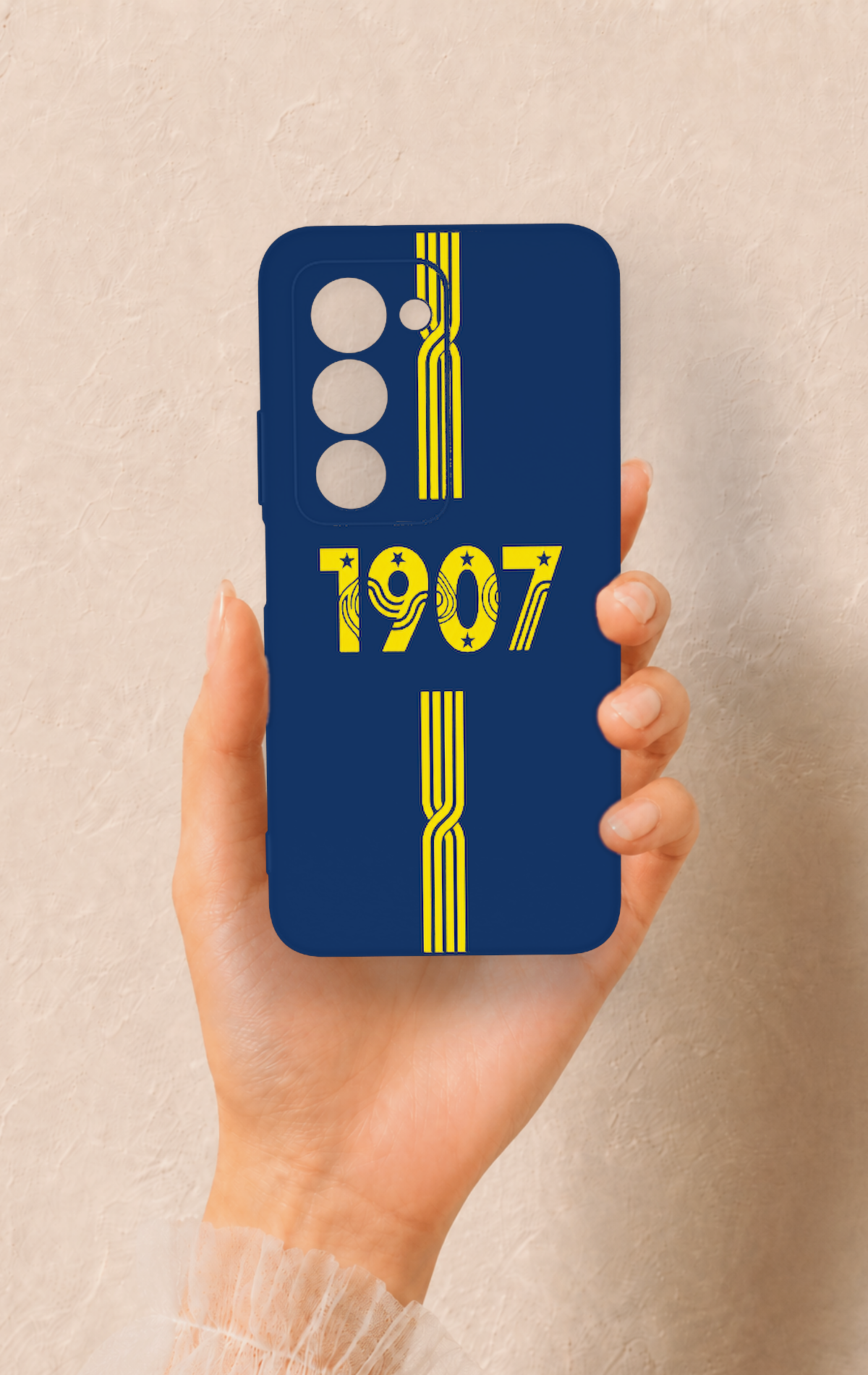 Redmi 15 5G Uyumlu 1907 Kemer Desenli Silikon Kılıf
