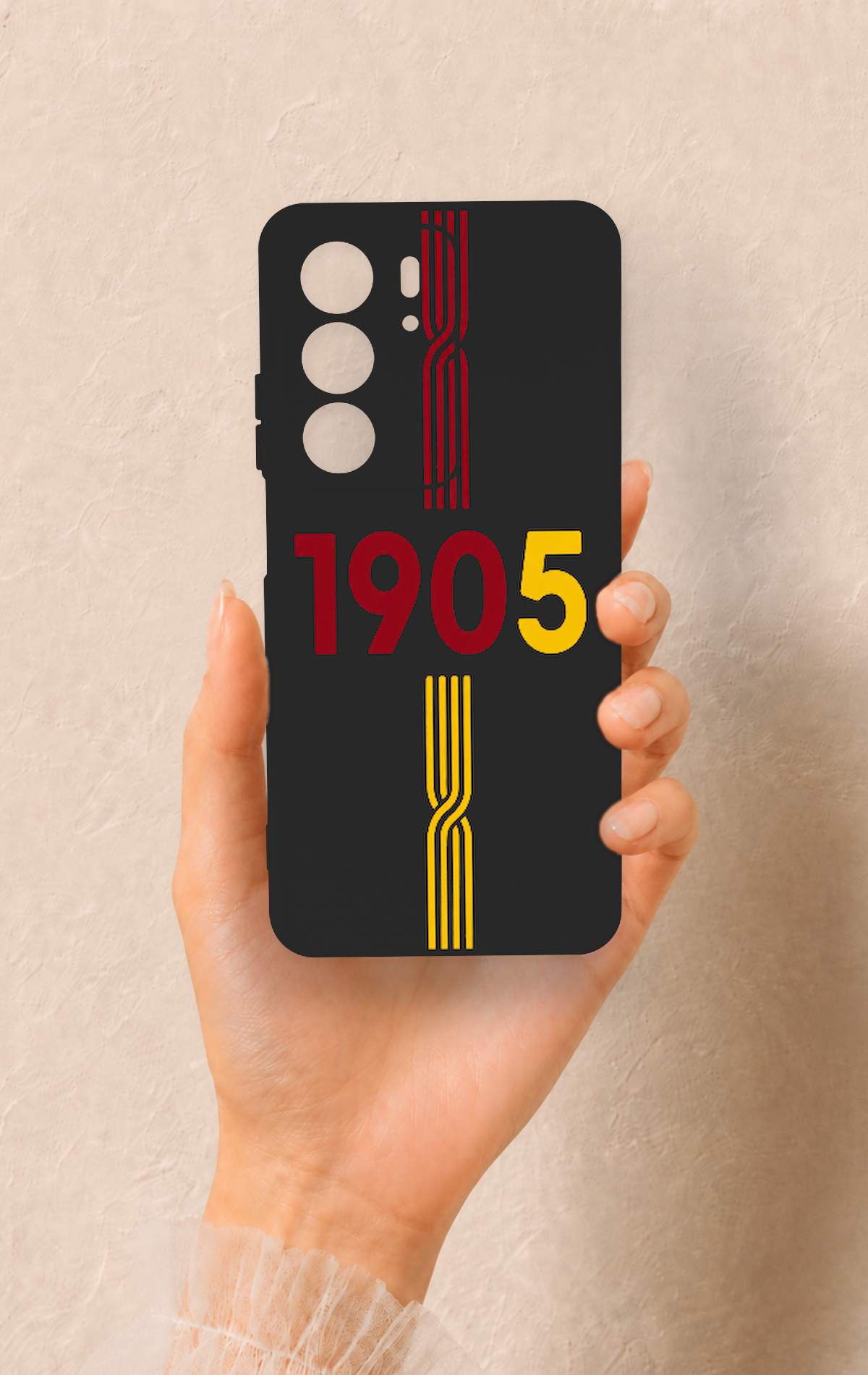Realme C75 Uyumlu 1905 Kemer Desenli Silikon Kılıf