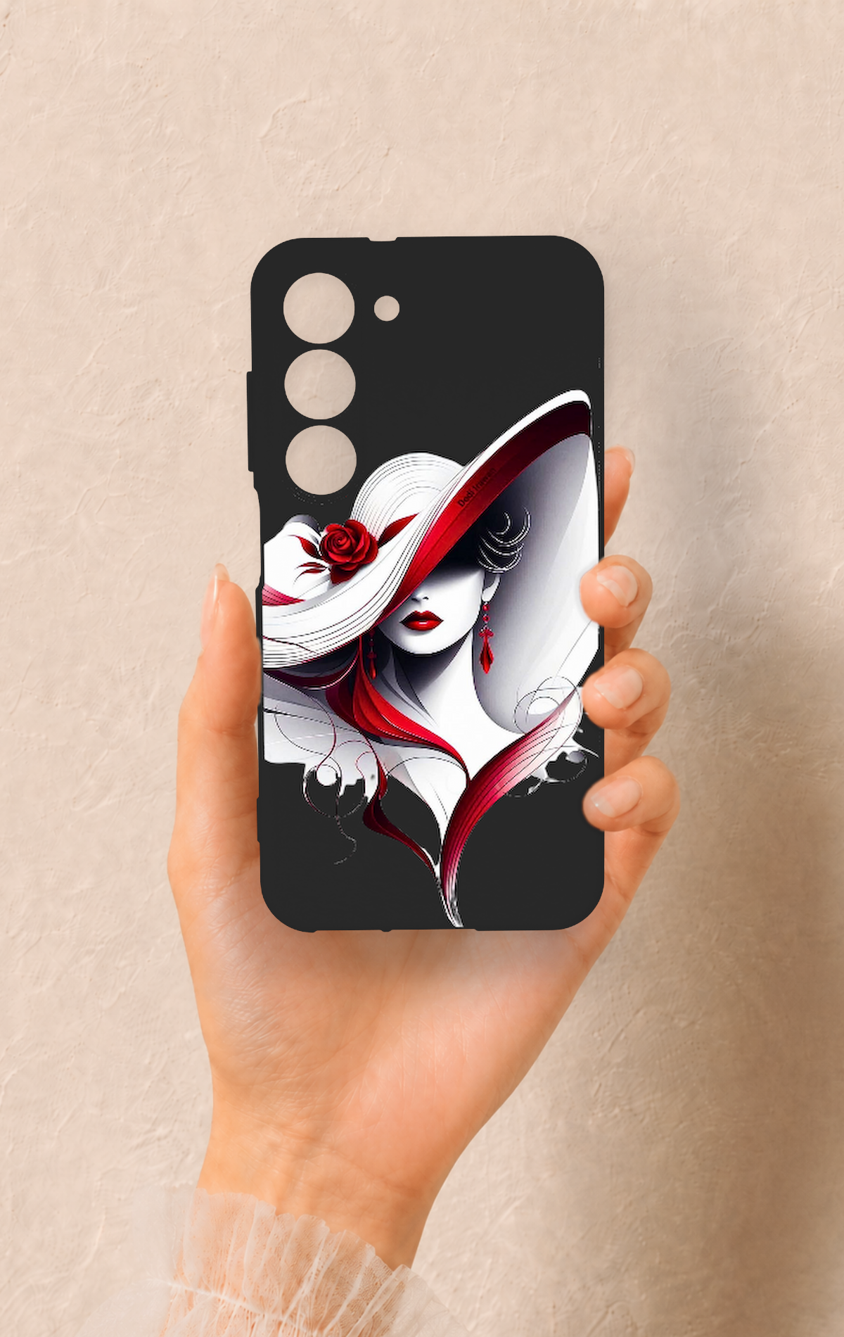 Samsung S23 Uyumlu Matmazel Desenli Silikon Kılıf