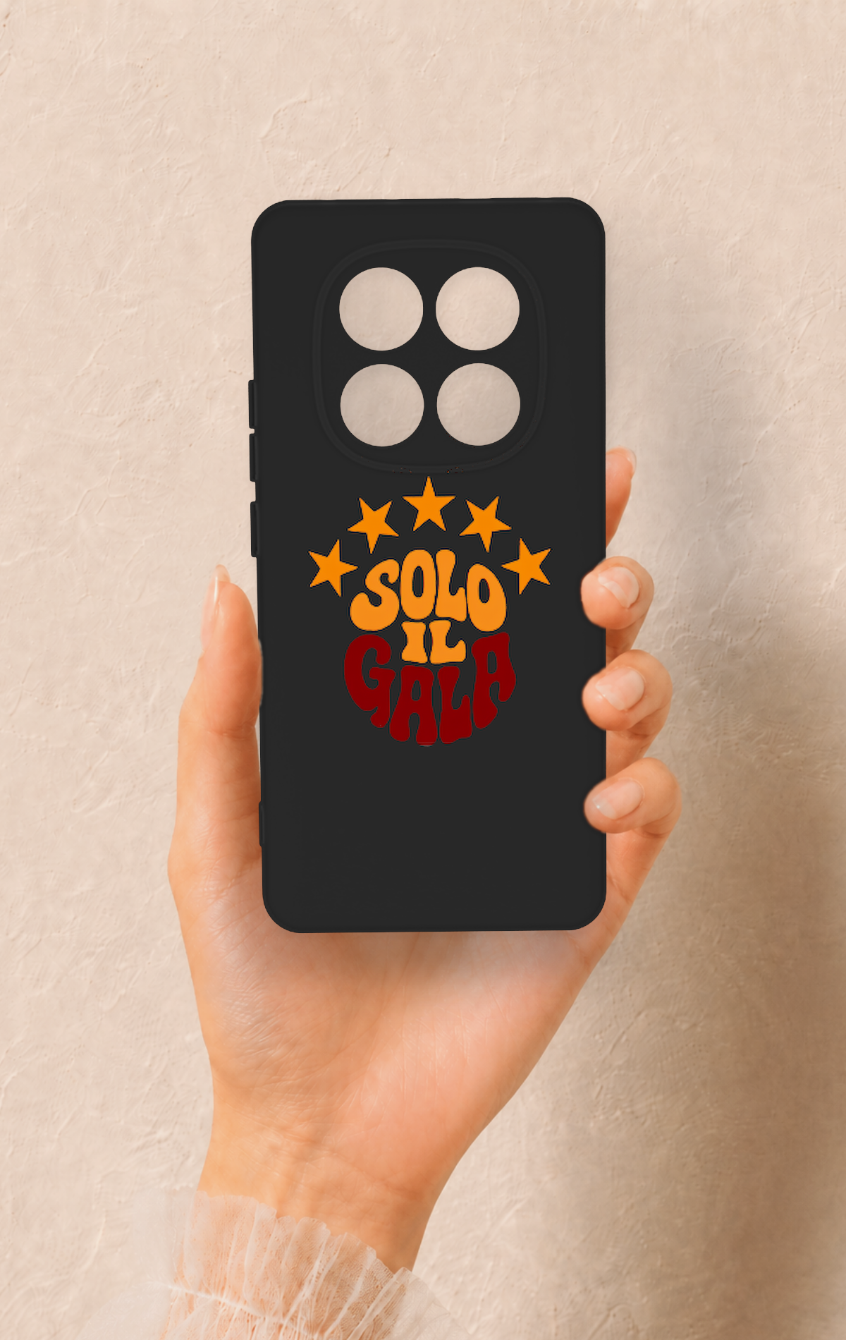 Redmi Note 14 Pro 5G Uyumlu Solo IL Gala Desenli Silikon Kılıf