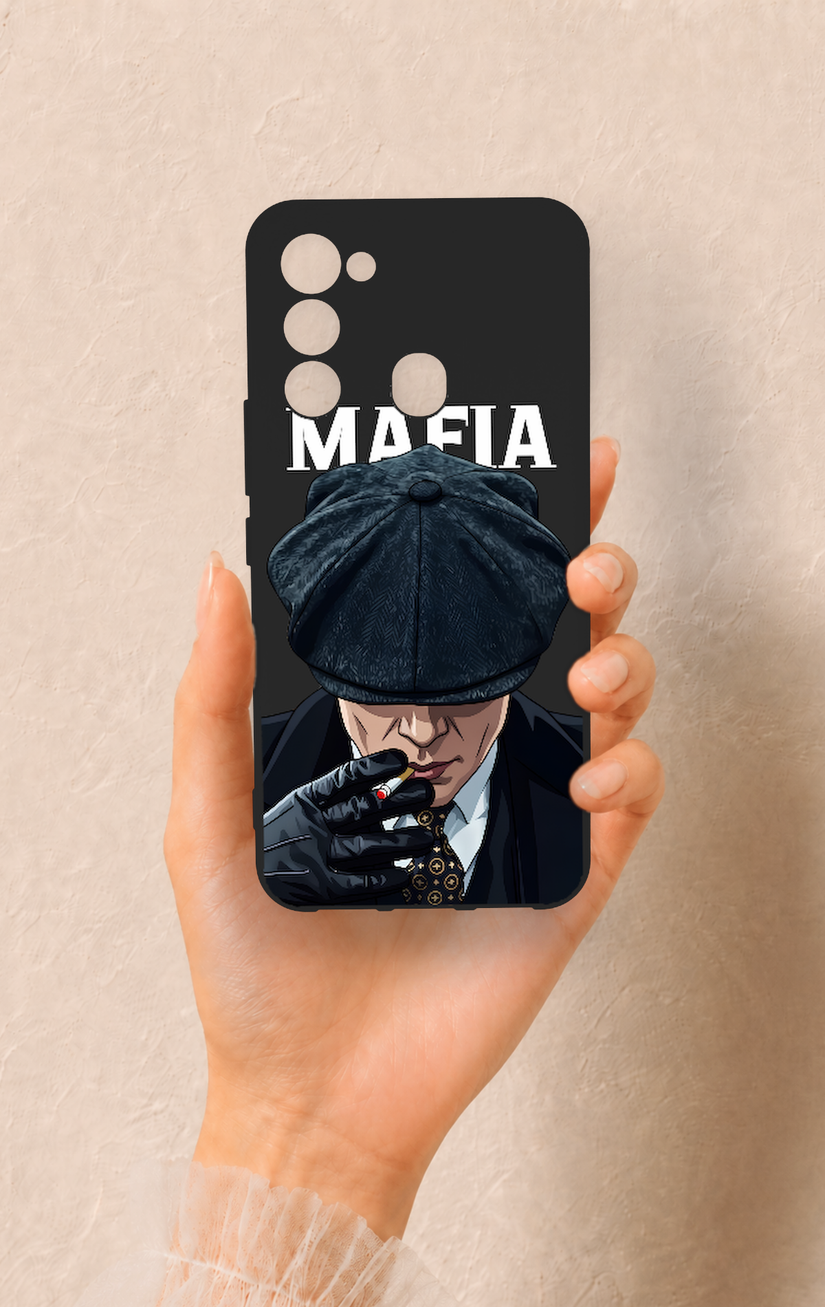 Tecno Spark 8C Uyumlu MAFIA Desenli Silikon Kılıf
