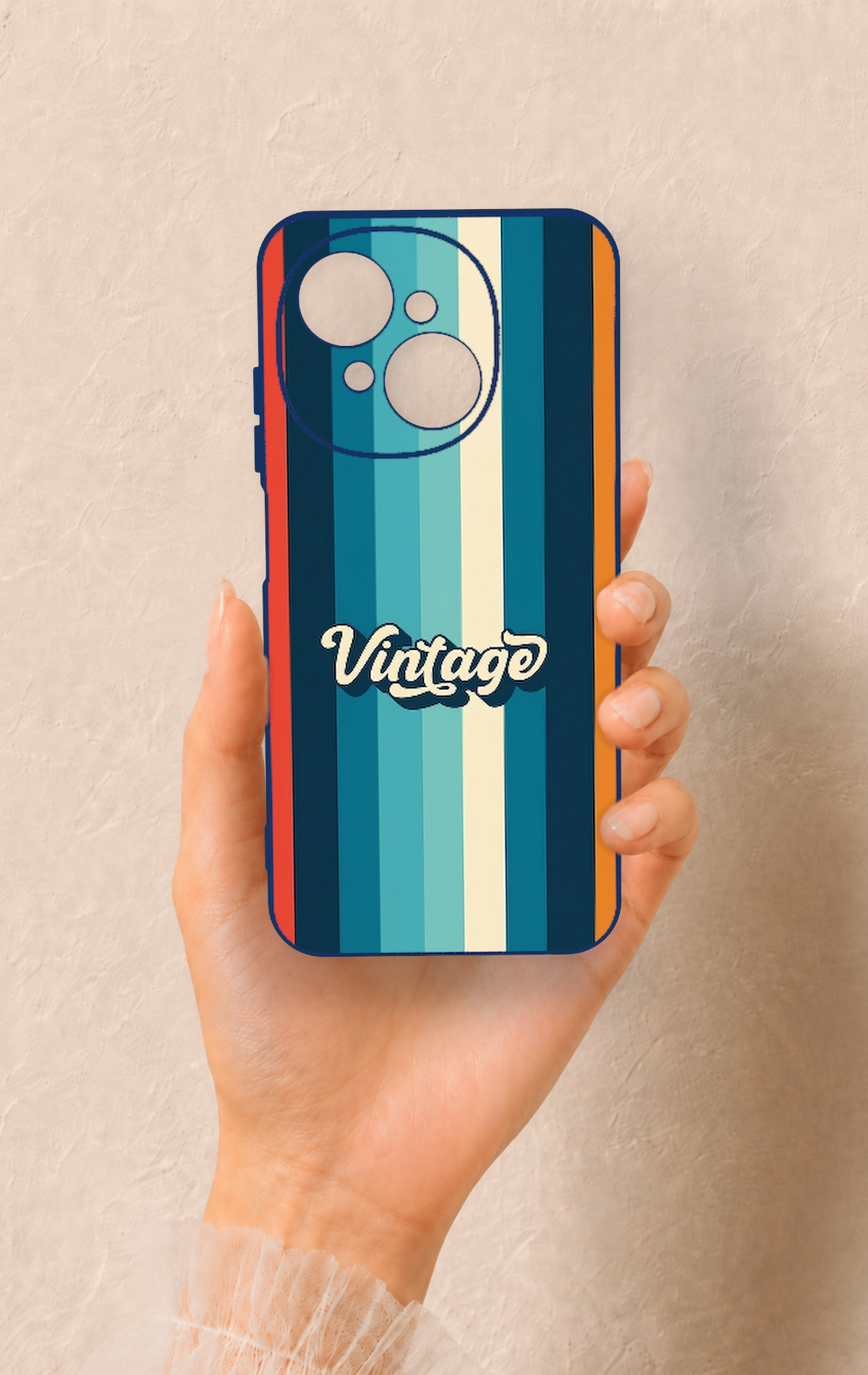 Tecno Spark Go1 Uyumlu Vintage Desenli Silikon Kılıf