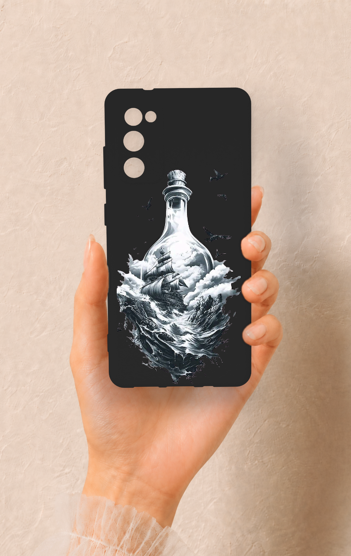 Samsung S20Fe Uyumlu Secret Sea Desenli Silikon Kılıf