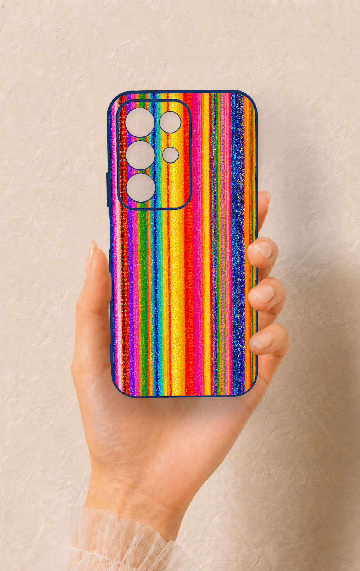 Realme C85 5G Uyumlu Rengarenk Desenli Silikon Kılıf