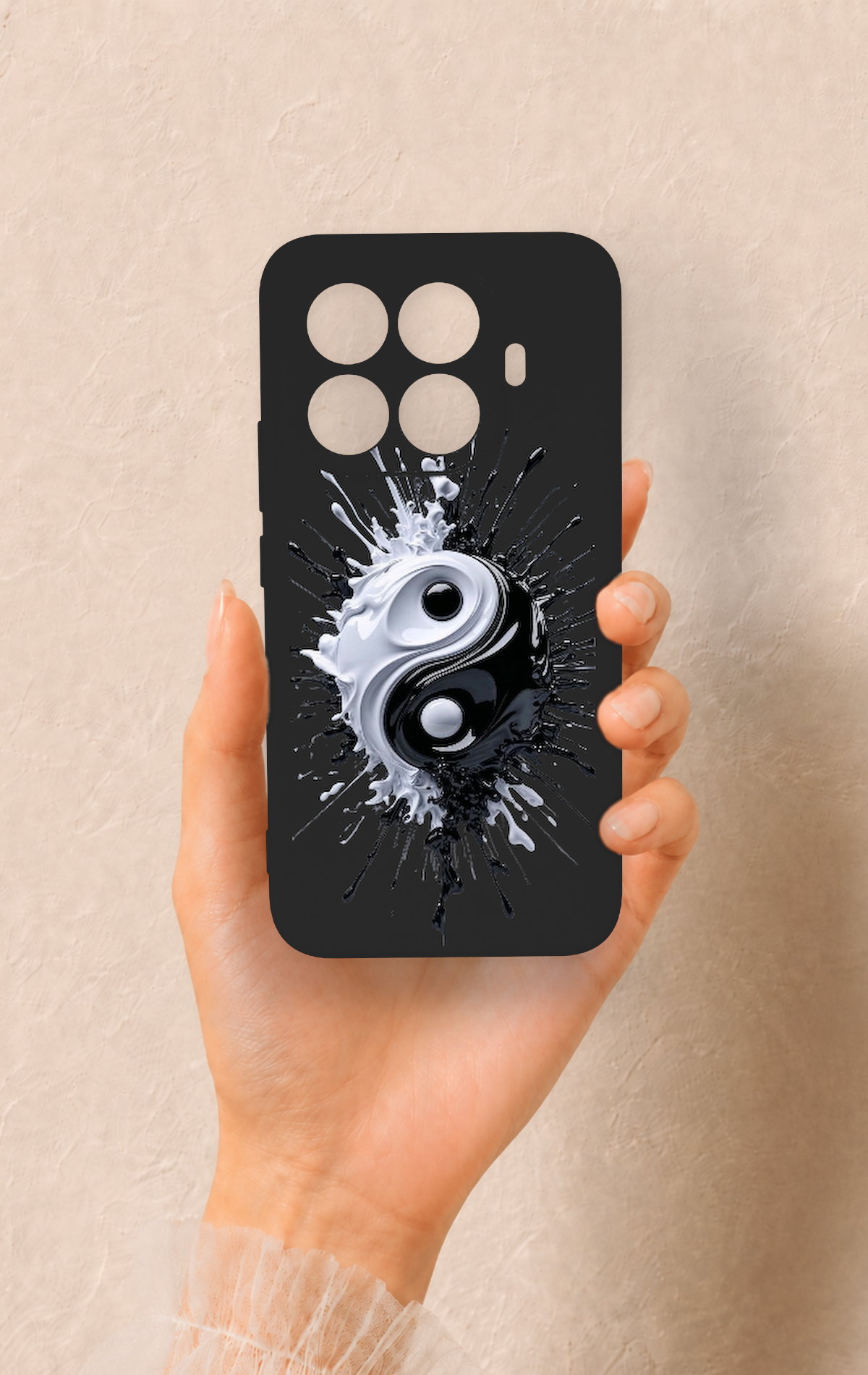 Mi 15T PRO Uyumlu İyi ve Kötü Desenli Silikon Kılıf