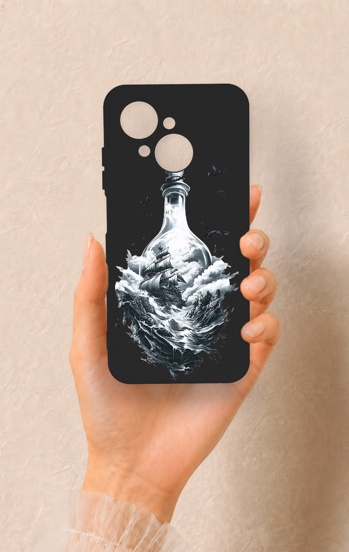 Tecno Spark Go1 Uyumlu Secret Sea Desenli Silikon Kılıf