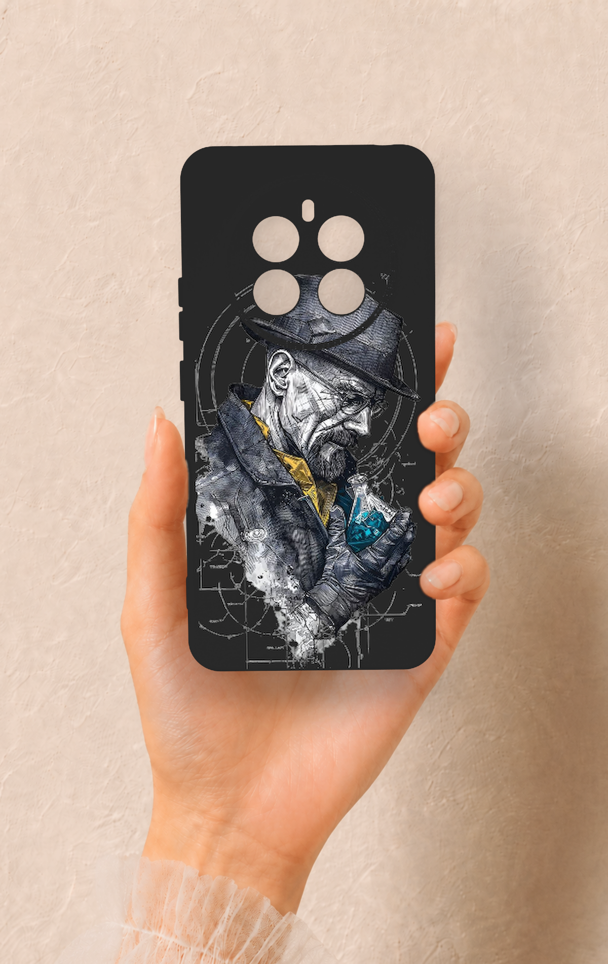 Realme 12 4G Uyumlu Walter White Desenli Silikon Kılıf
