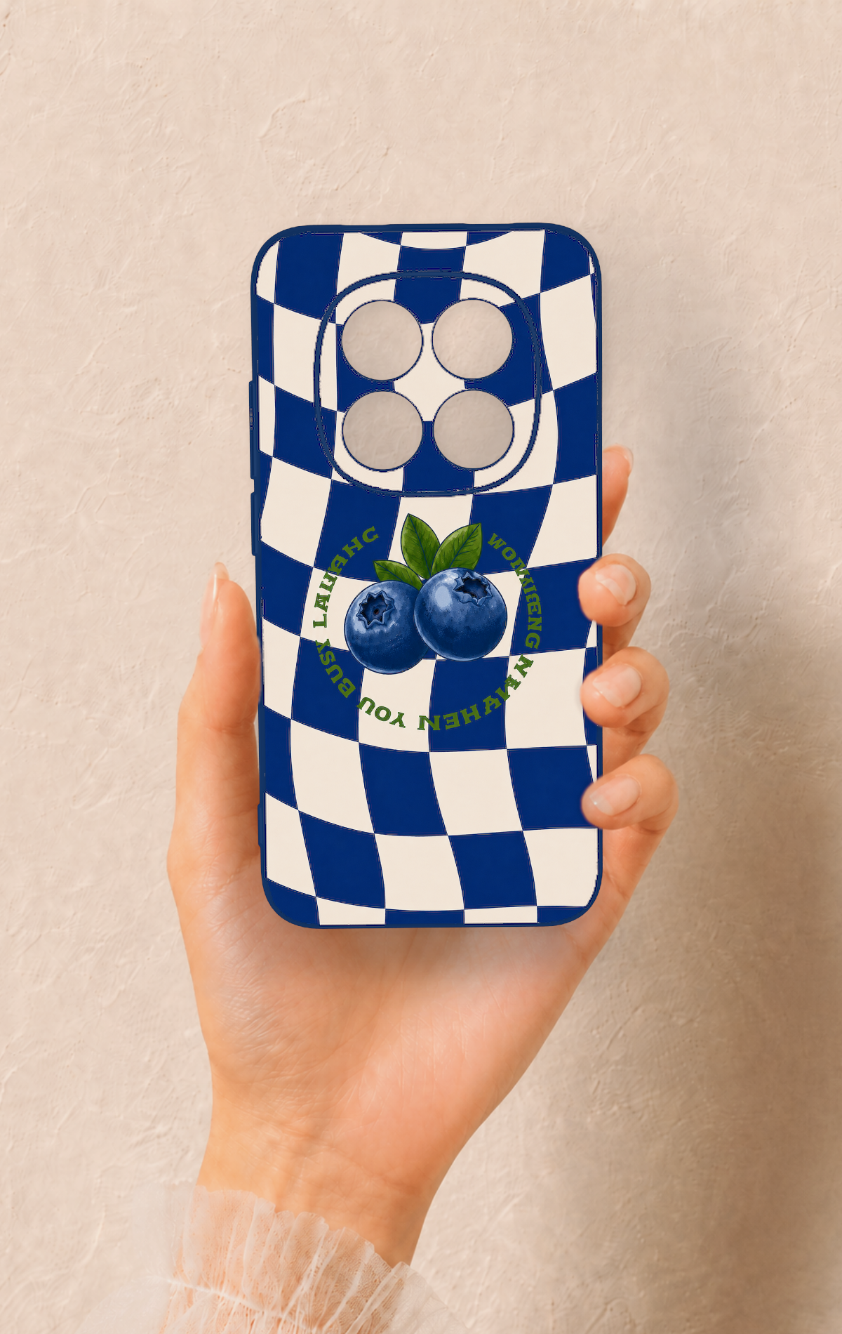 Redmi Note 15 Pro 5G Uyumlu Yaban Mersini Desenli Silikon Kılıf