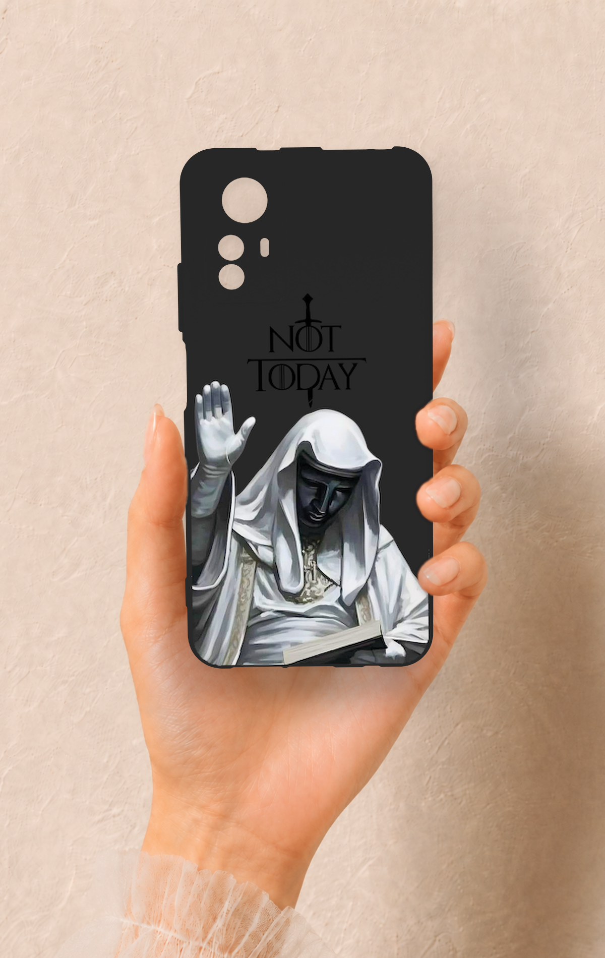 Redmi Note 12S Uyumlu Not Today Desenli Silikon Kılıf