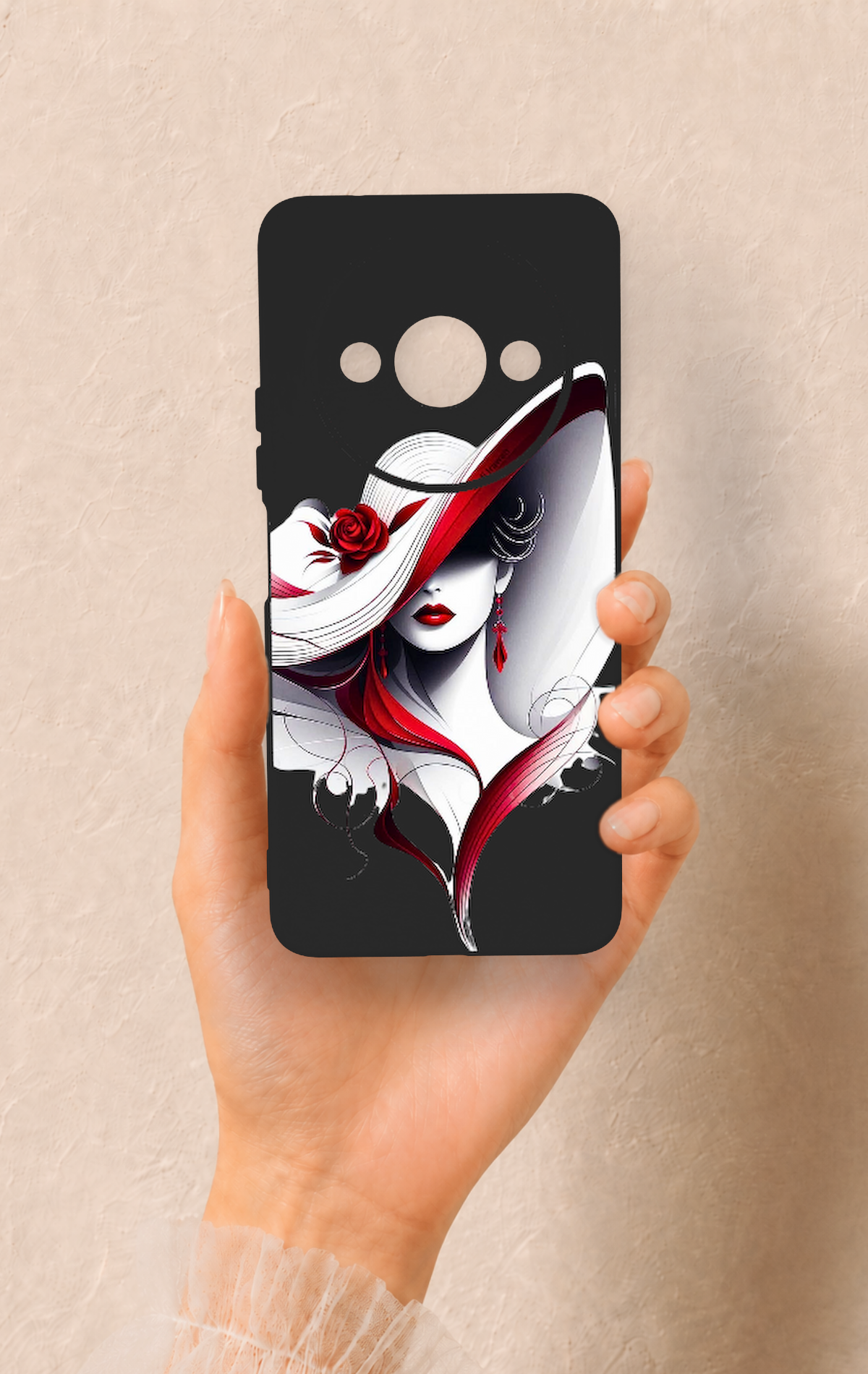 Redmi A3 Uyumlu Matmazel Desenli Silikon Kılıf