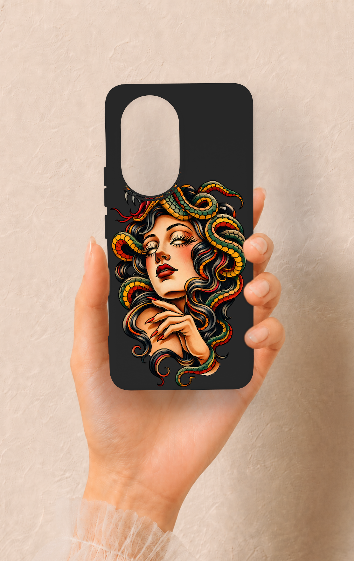 Honor 200 5G Uyumlu Medusa Desenli Silikon Kılıf