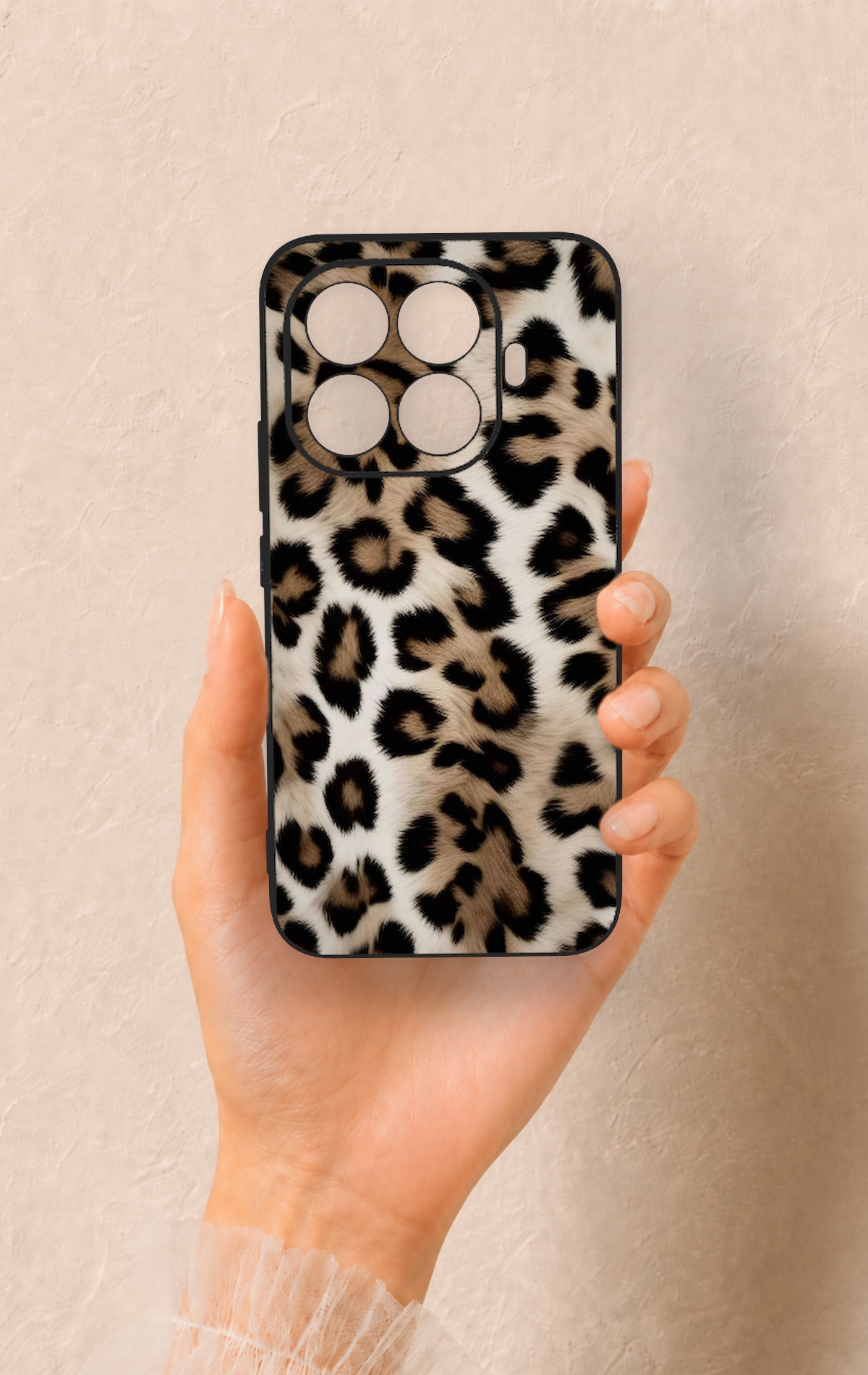 Mi 15T PRO Uyumlu Leopar Derisi Desenli Silikon Kılıf