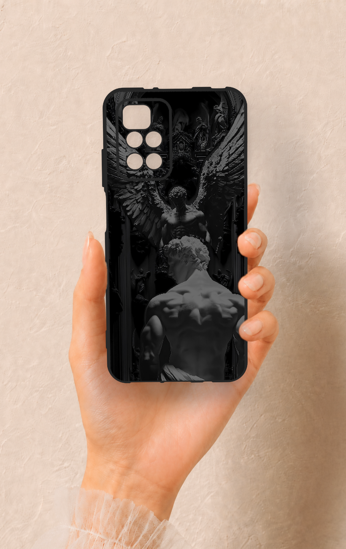 Redmi 10 2022 Uyumlu Icarus Desenli Silikon Kılıf