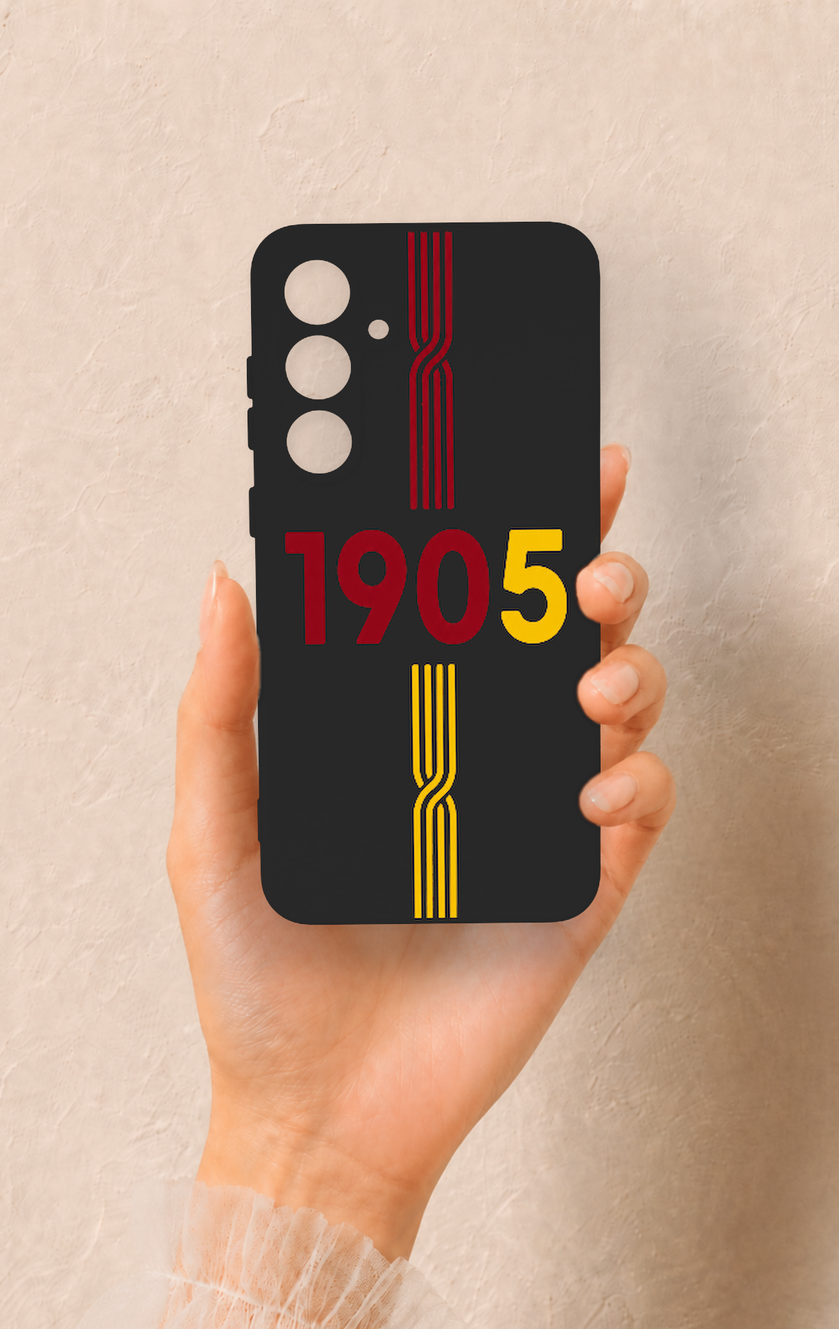 Samsung S24Fe Uyumlu 1905 Kemer Desenli Silikon Kılıf