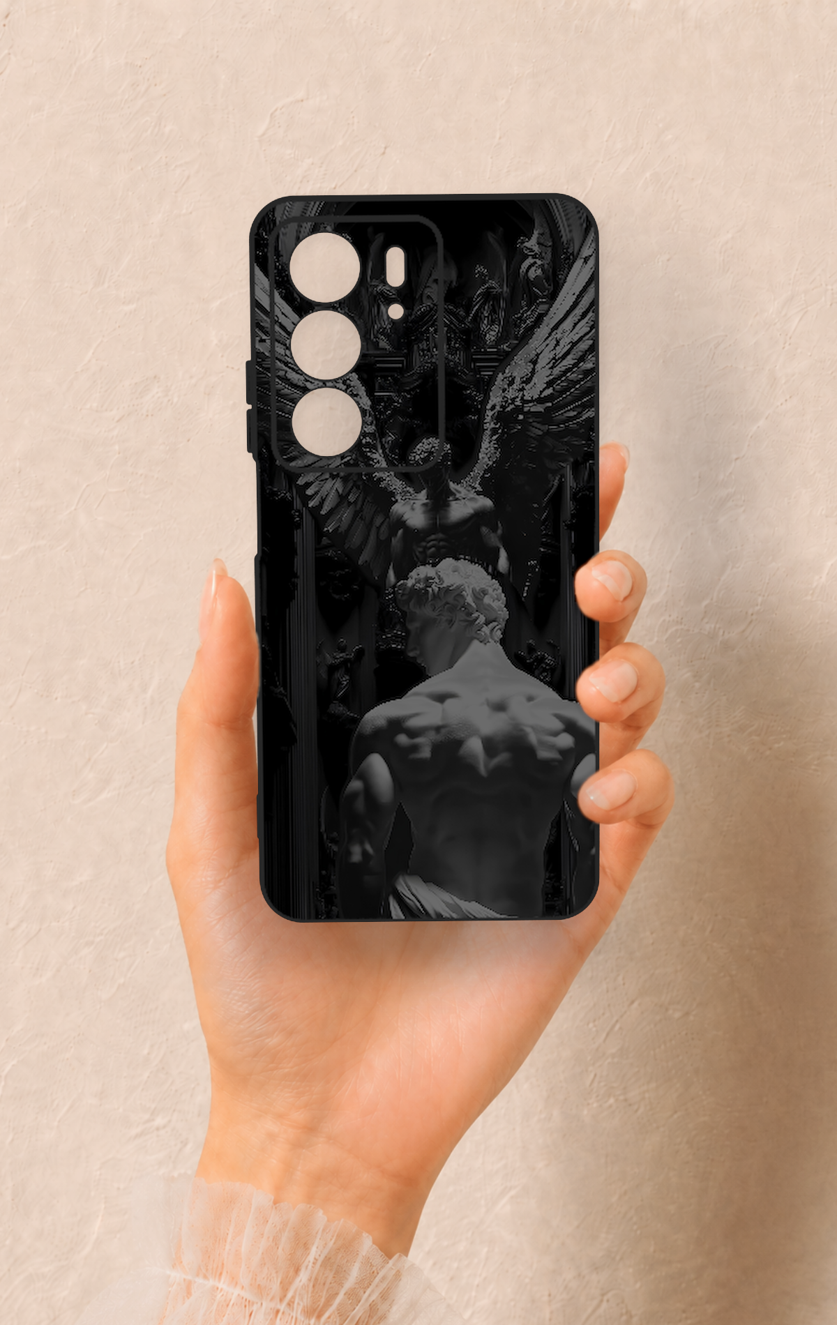 Realme C75 Uyumlu Icarus Desenli Silikon Kılıf