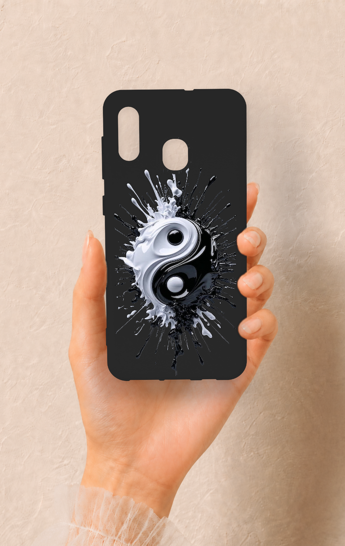 Samsung A20-A30 Uyumlu İyi ve Kötü Desenli Silikon Kılıf