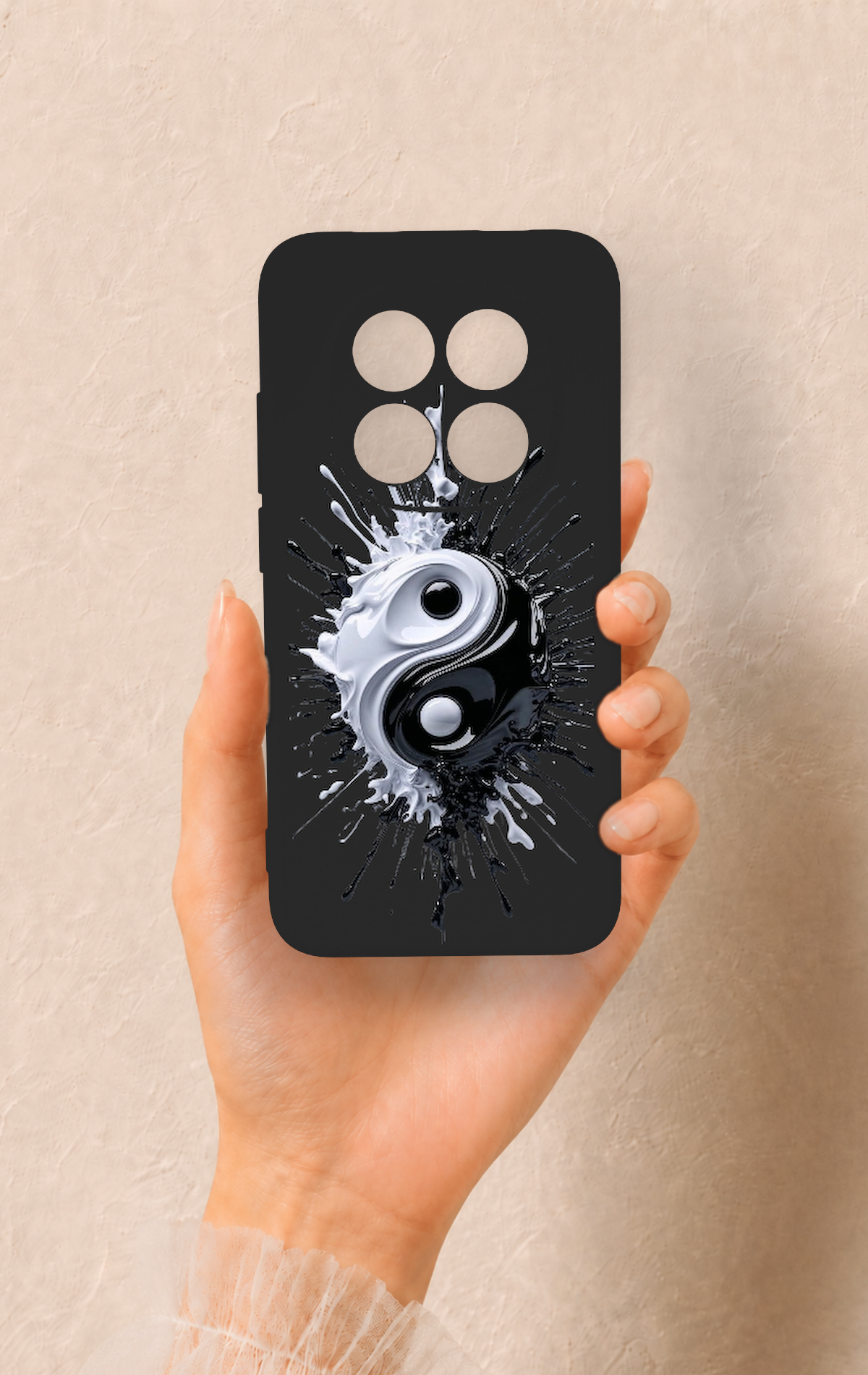 Redmi Note 15 Pro 5G Uyumlu İyi ve Kötü Desenli Silikon Kılıf