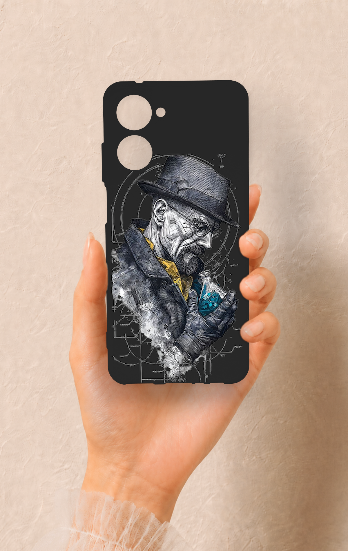 Realme 10 Uyumlu Walter White Desenli Silikon Kılıf