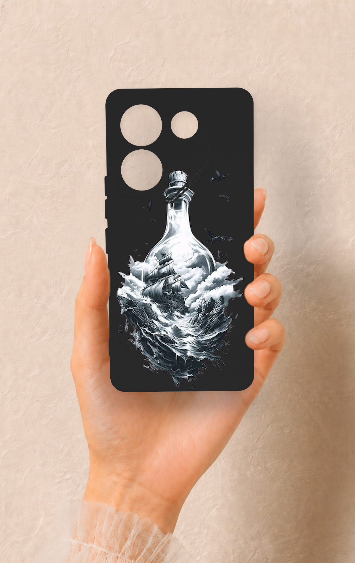 Tecno Caman 20 Pro 5G Uyumlu Secret Sea Desenli Silikon Kılıf