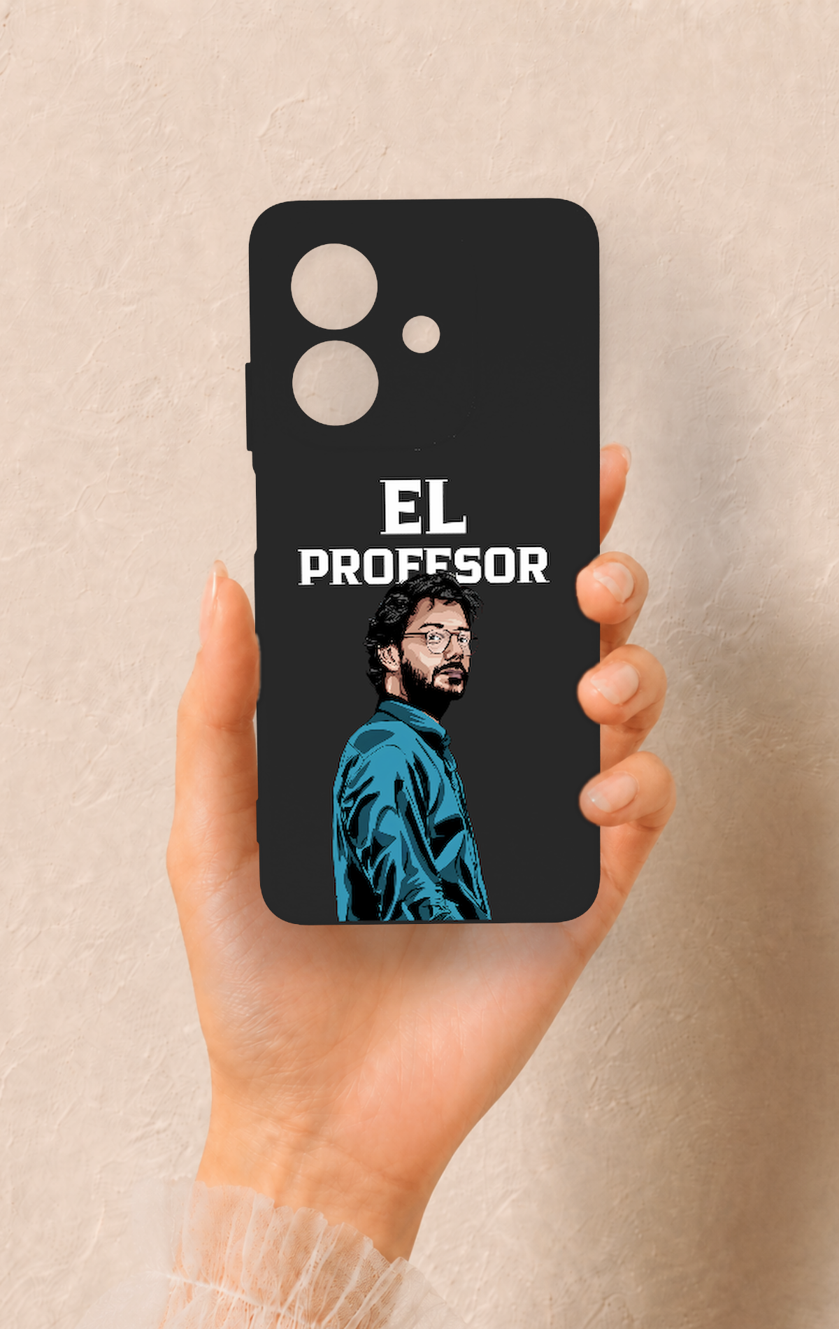Oppo A3 Uyumlu El Profesor Desenli Silikon Kılıf