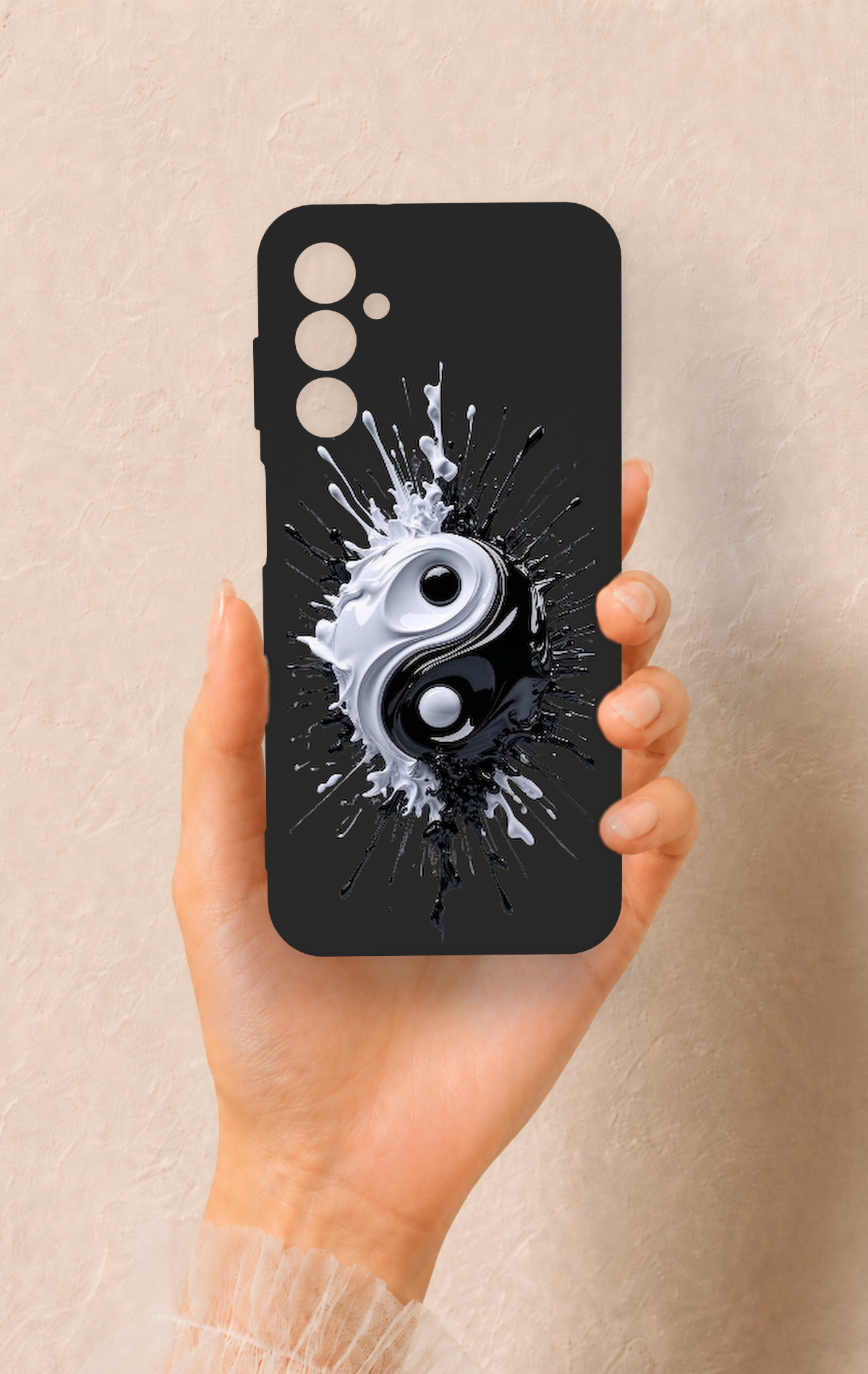 Samsung M14 Uyumlu İyi ve Kötü Desenli Silikon Kılıf