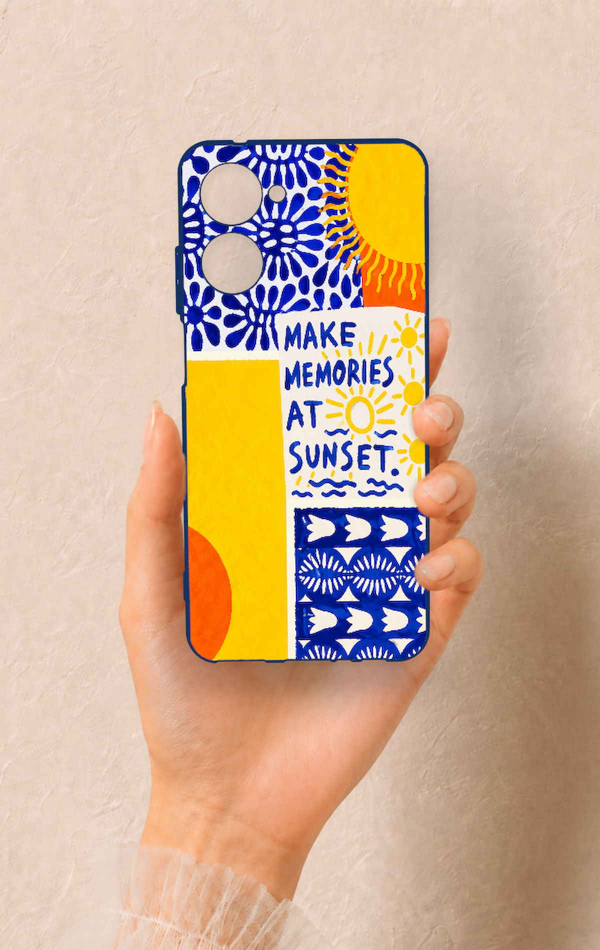 Realme 10 Uyumlu Sunset Desenli Silikon Kılıf