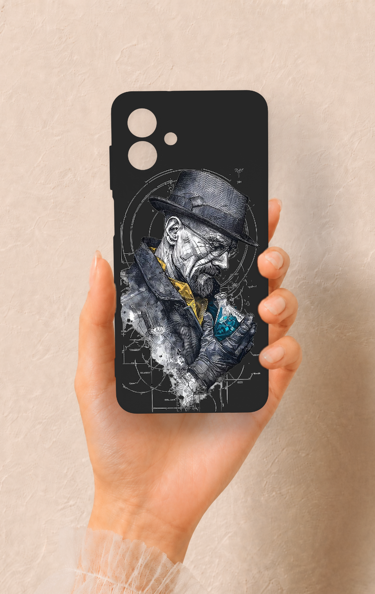 Samsung A07 Uyumlu Walter White Desenli Silikon Kılıf
