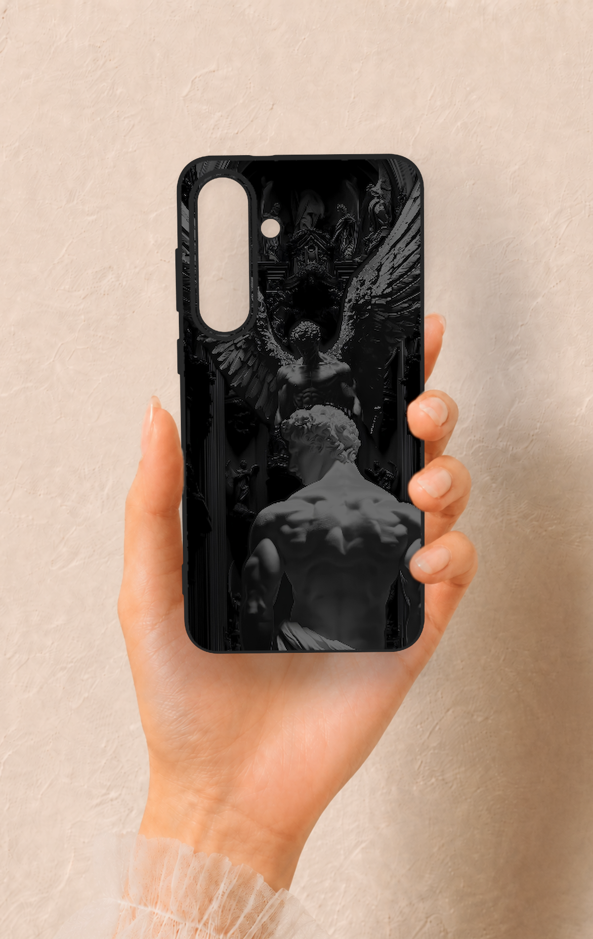 Samsung S25Fe Uyumlu Icarus Desenli Silikon Kılıf