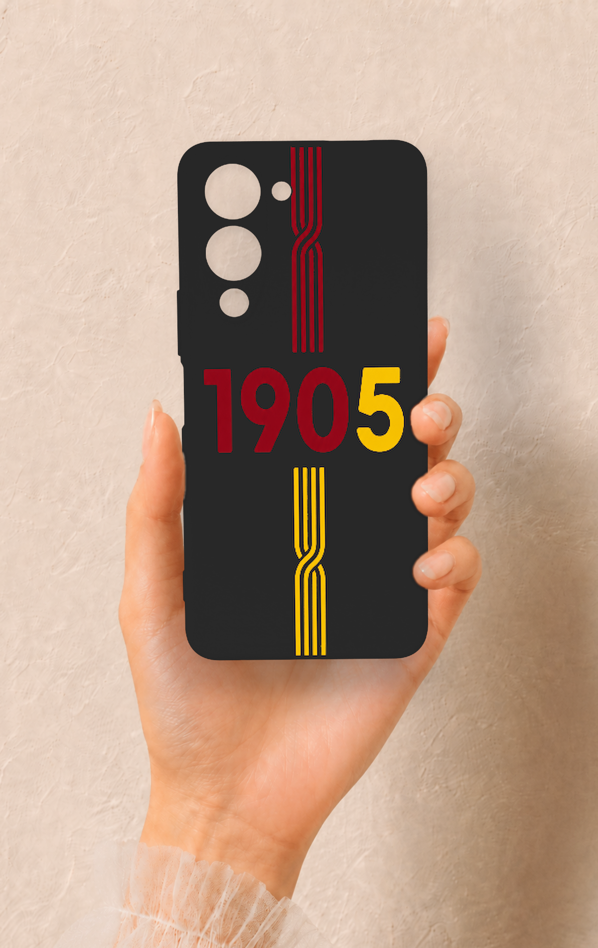 Vivo Y19 5G Uyumlu 1905 Kemer Desenli Silikon Kılıf