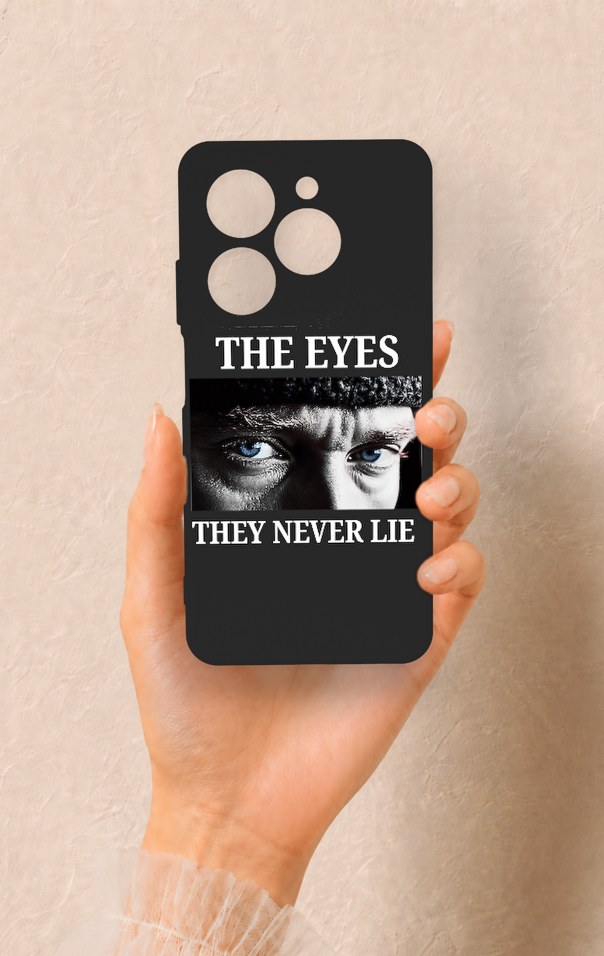 Tecno Spark 20C Uyumlu Atatürk Eyes Desenli Silikon Kılıf