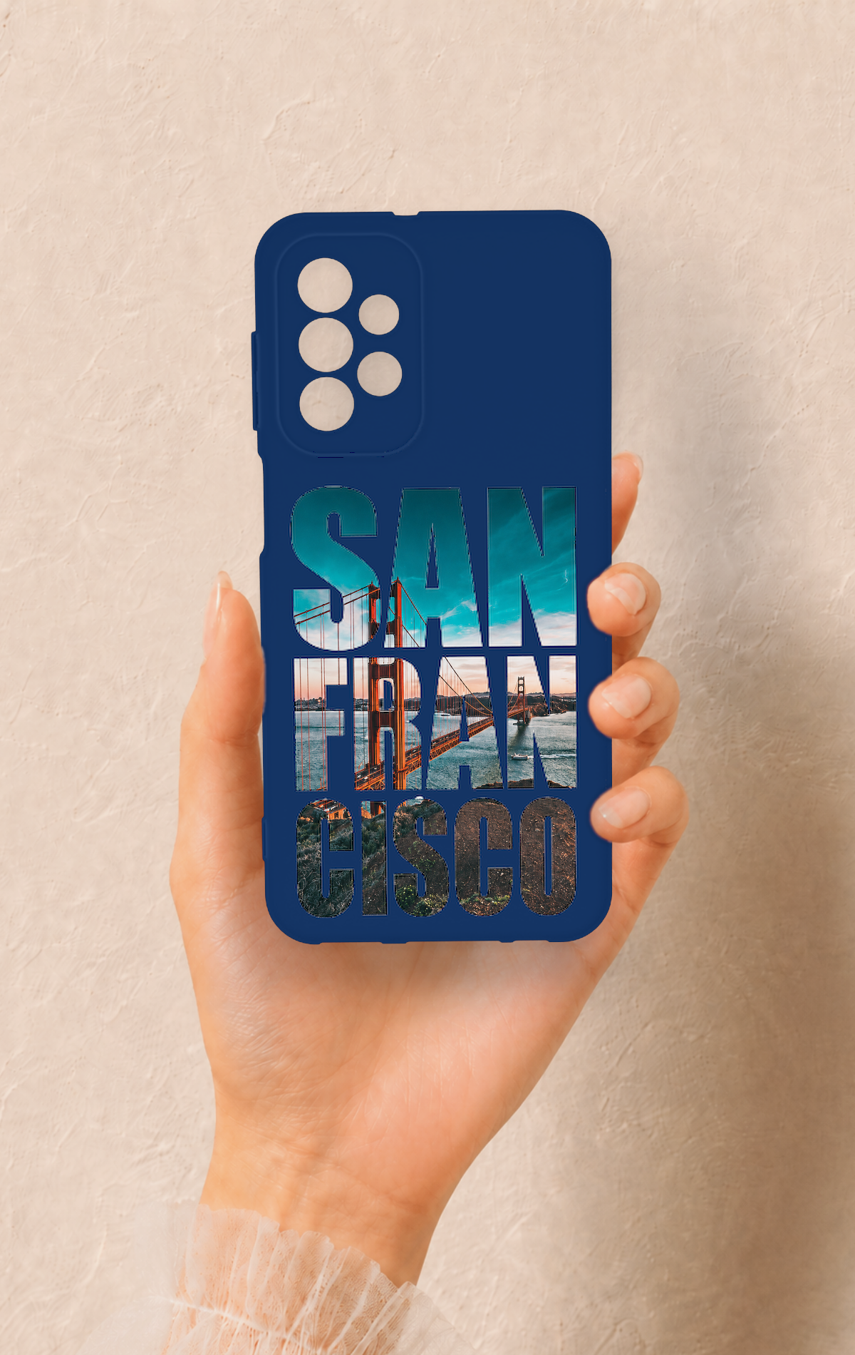 Samsung A23 Uyumlu San Francisco Desenli Silikon Kılıf