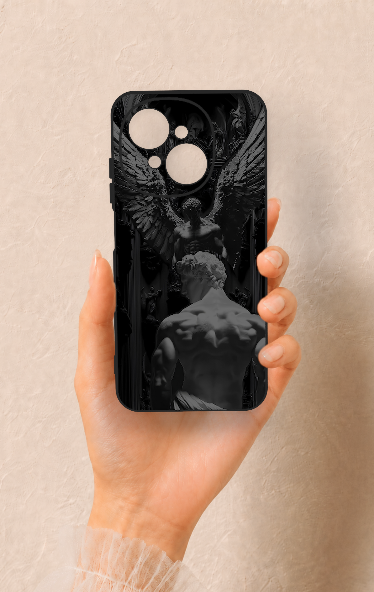 Tecno Spark Go1 Uyumlu Icarus Desenli Silikon Kılıf