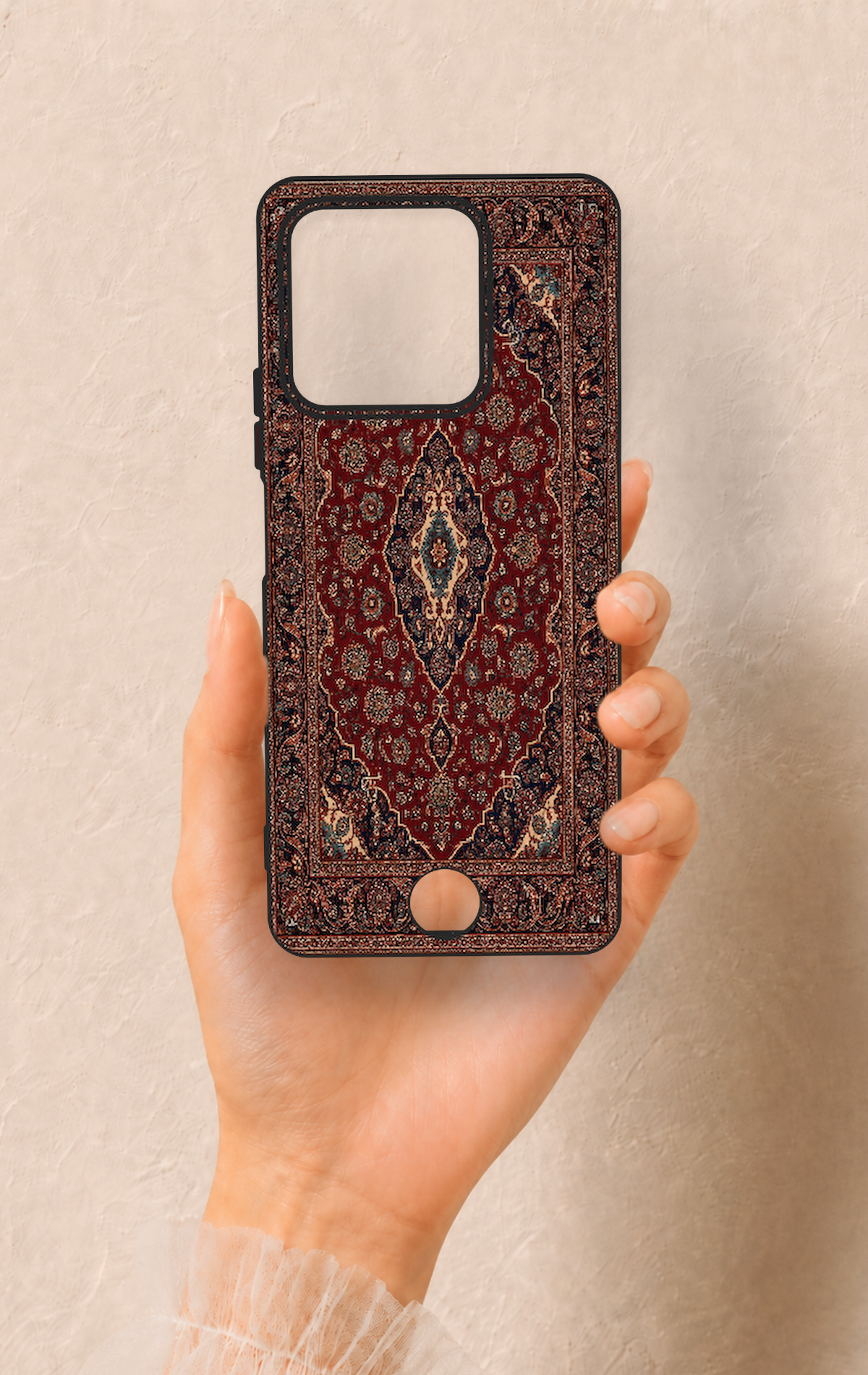Reeder S71 Uyumlu Acem Halı Desenli Silikon Kılıf