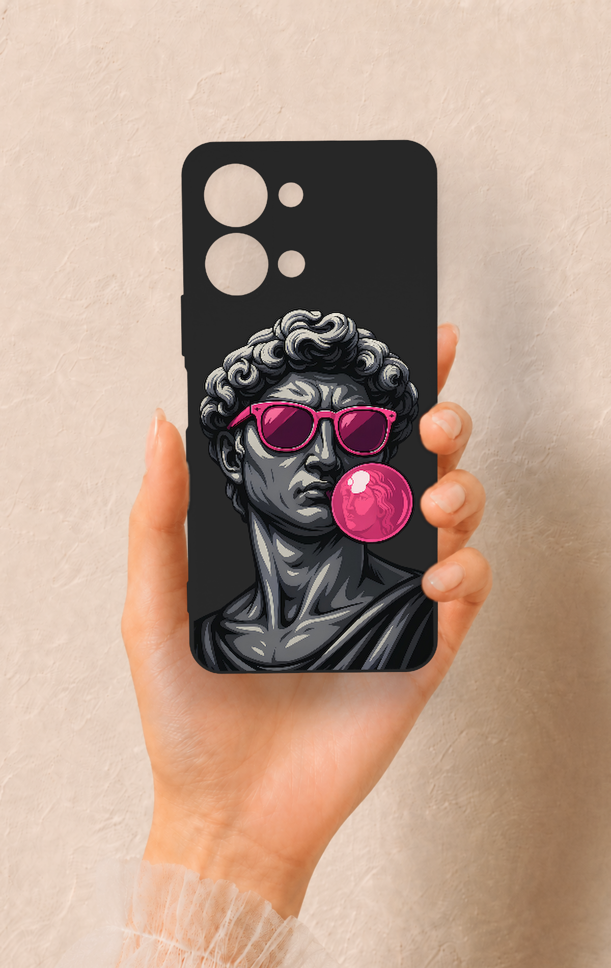 Vivo Y05 4G Uyumlu Pop David Desenli Silikon Kılıf