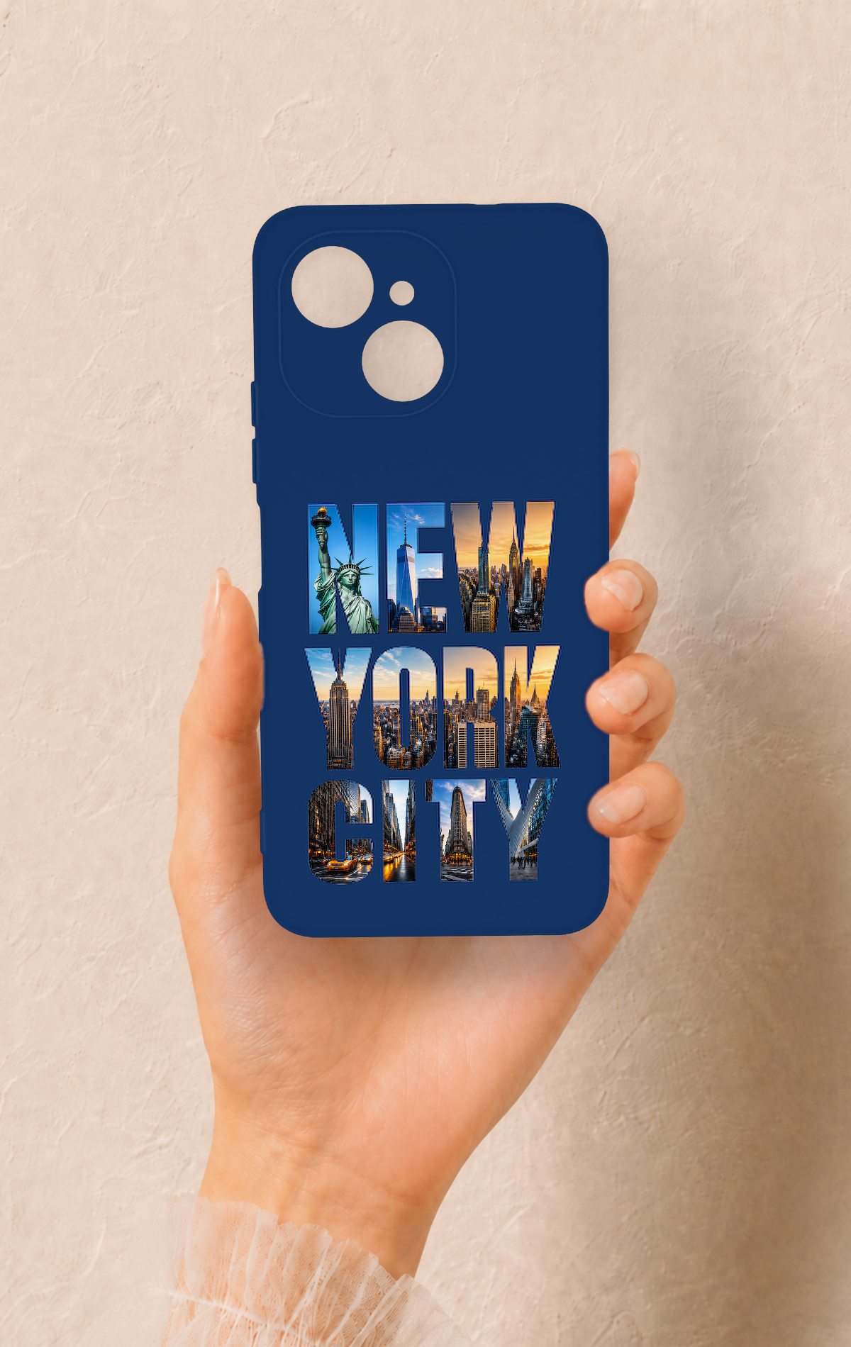 Tecno Spark 40C Uyumlu New York City Desenli Silikon Kılıf