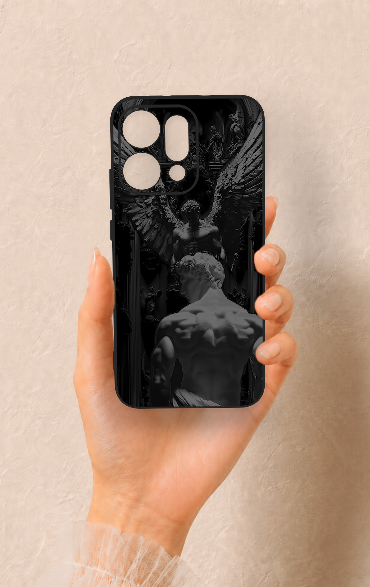 Oppo Reno 14 Uyumlu Icarus Desenli Silikon Kılıf