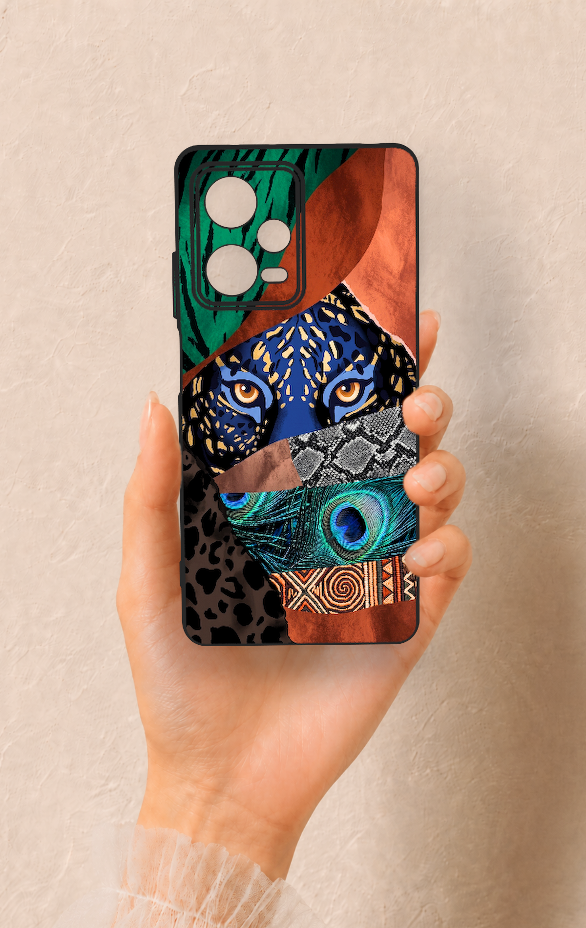 Redmi Note 12 Pro 5G Uyumlu Amazon Kaplan Desenli Silikon Kılıf