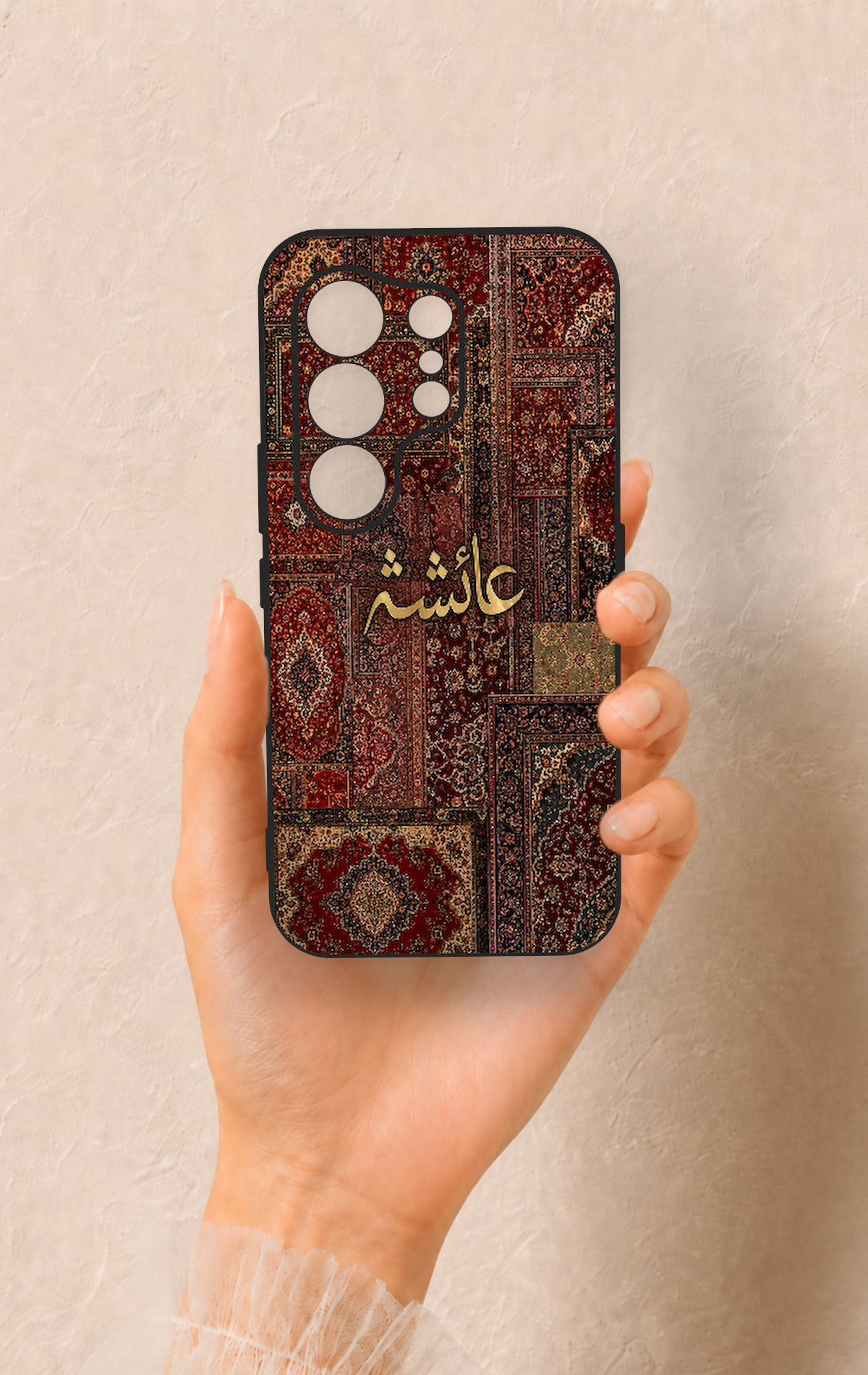 Tecno Camon 50 4G Uyumlu Vintage Halı Desenli Silikon Kılıf