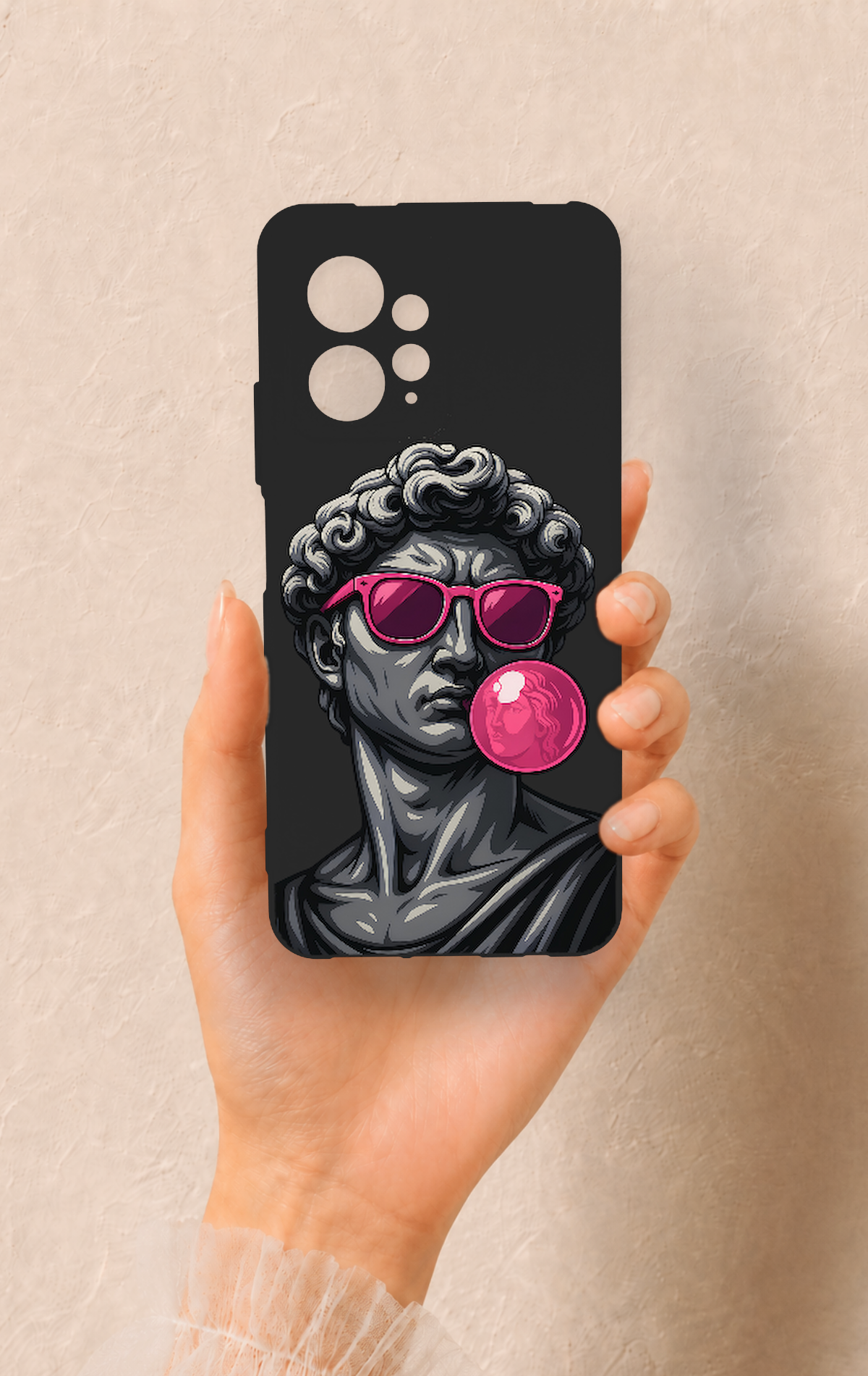 Redmi Note 12 4G Uyumlu Pop David Desenli Silikon Kılıf