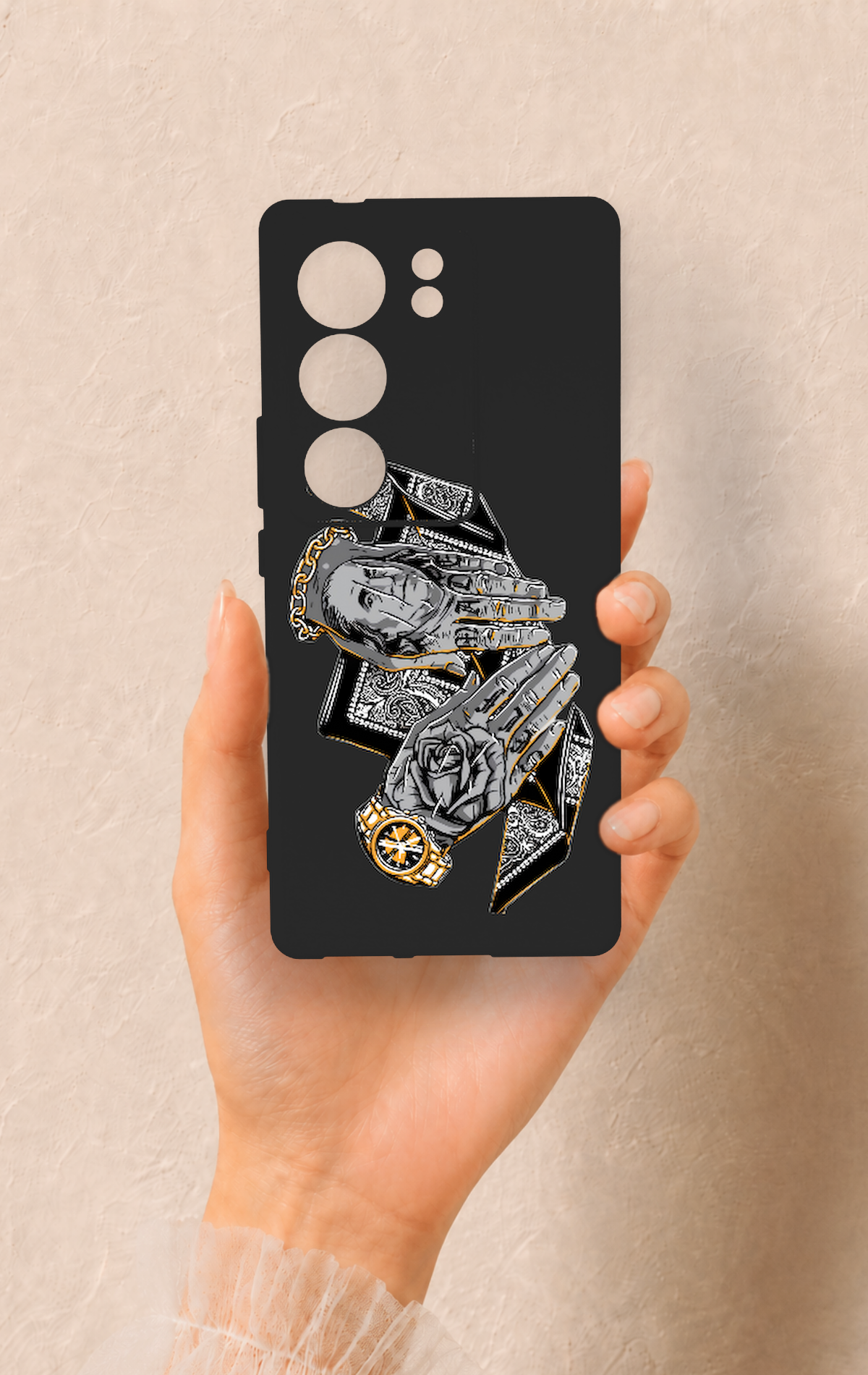 Vivo V29 Uyumlu Self Made Desenli Silikon Kılıf