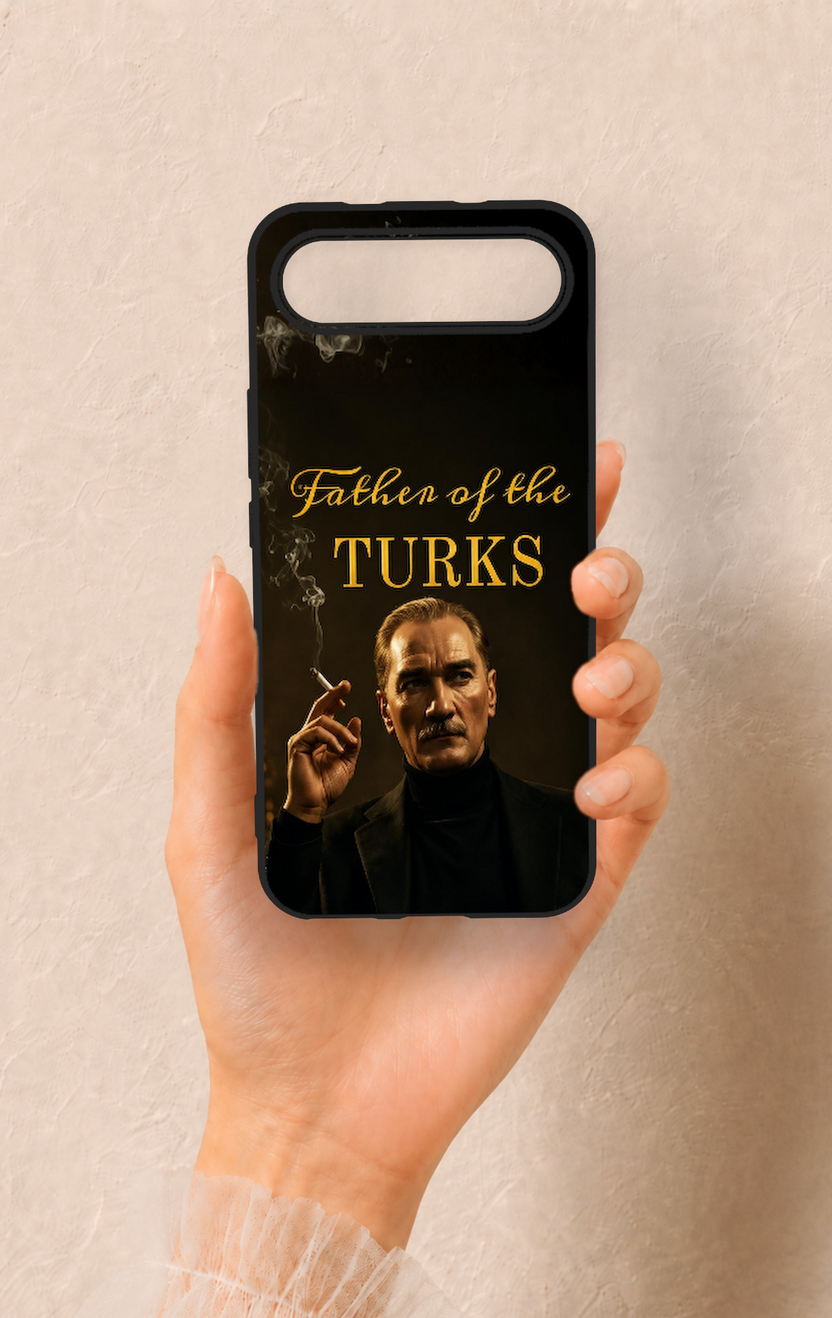 Tecno Spark Slim Uyumlu Father Of The Turks Desenli Silikon Kılıf