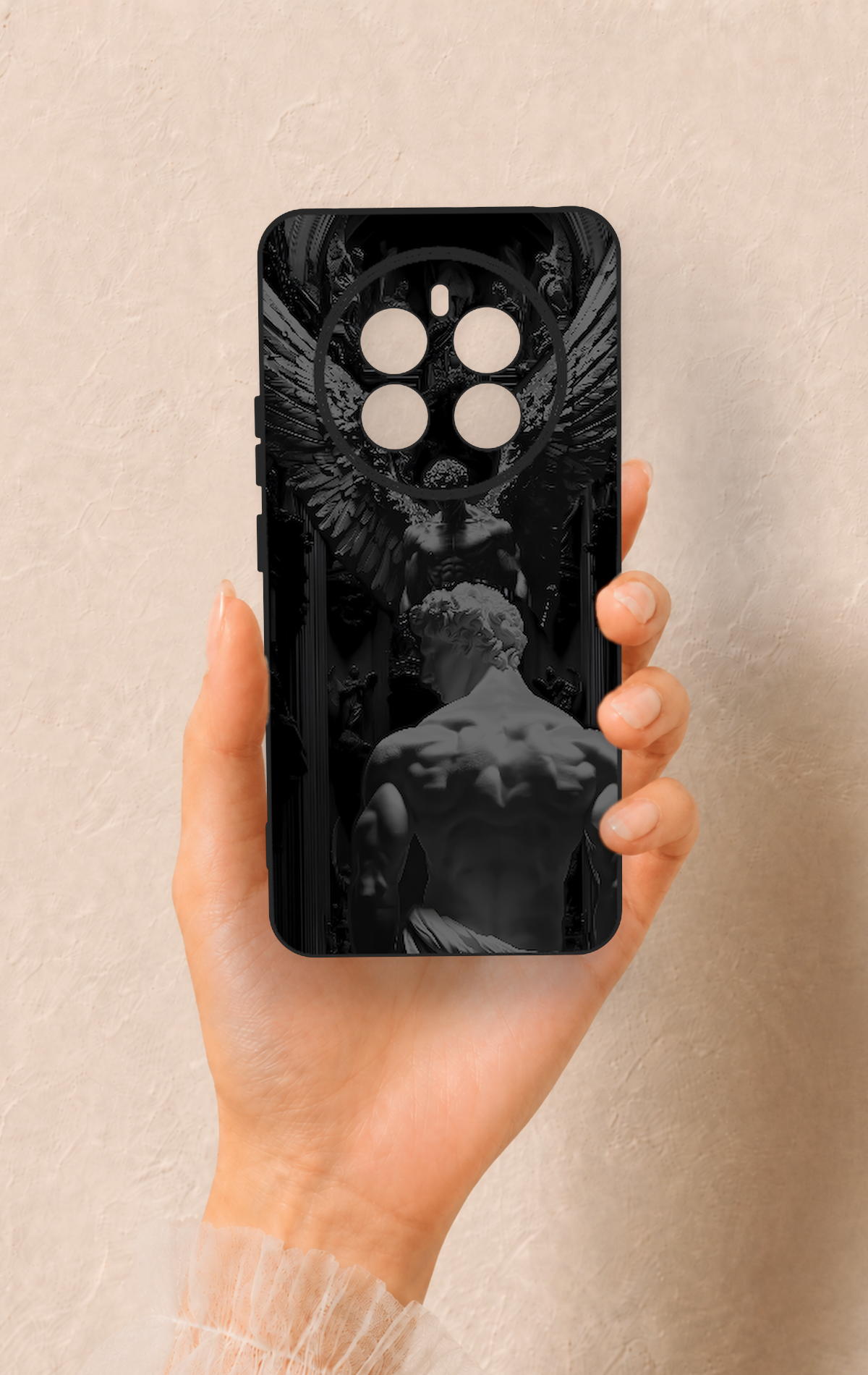 Realme 12 4G Uyumlu Icarus Desenli Silikon Kılıf