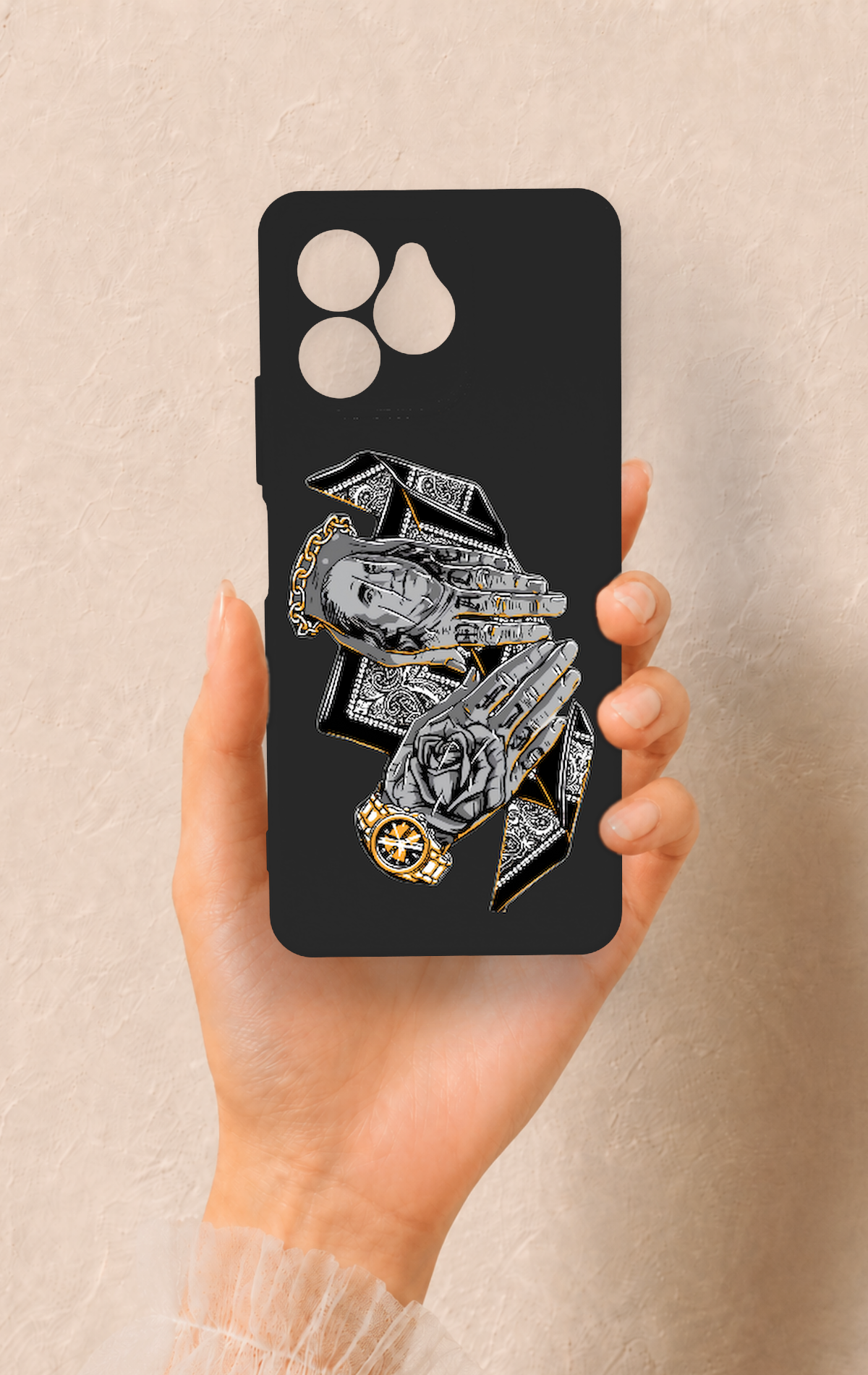 Omix x6 Uyumlu Self Made Desenli Silikon Kılıf