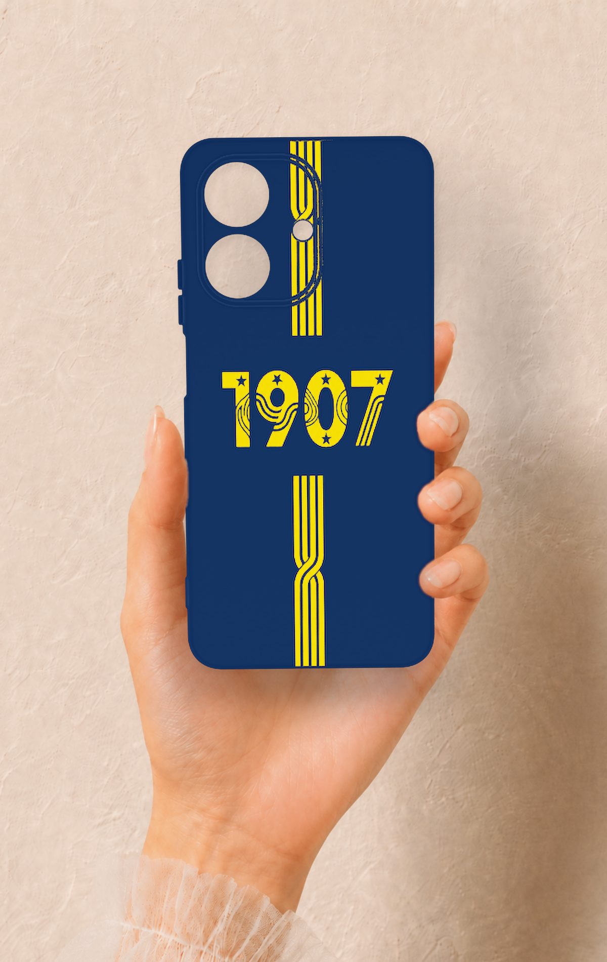 Realme Note 60 Uyumlu 1907 Kemer Desenli Silikon Kılıf